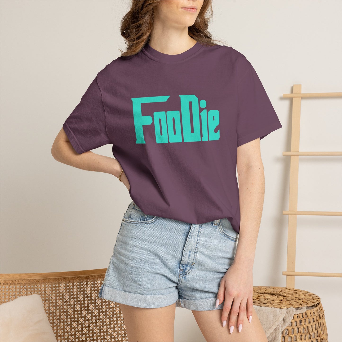 L.O.E.F Foodie Unisex Tee Shirt (Turquoise)