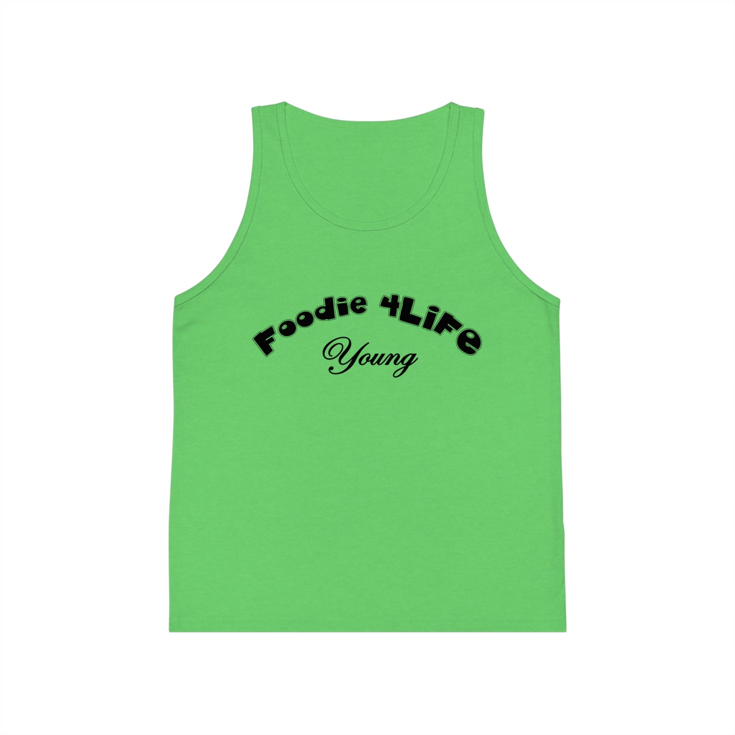 L.O.E.F Foodie 4Life Young Kid's Tank Top (Black)