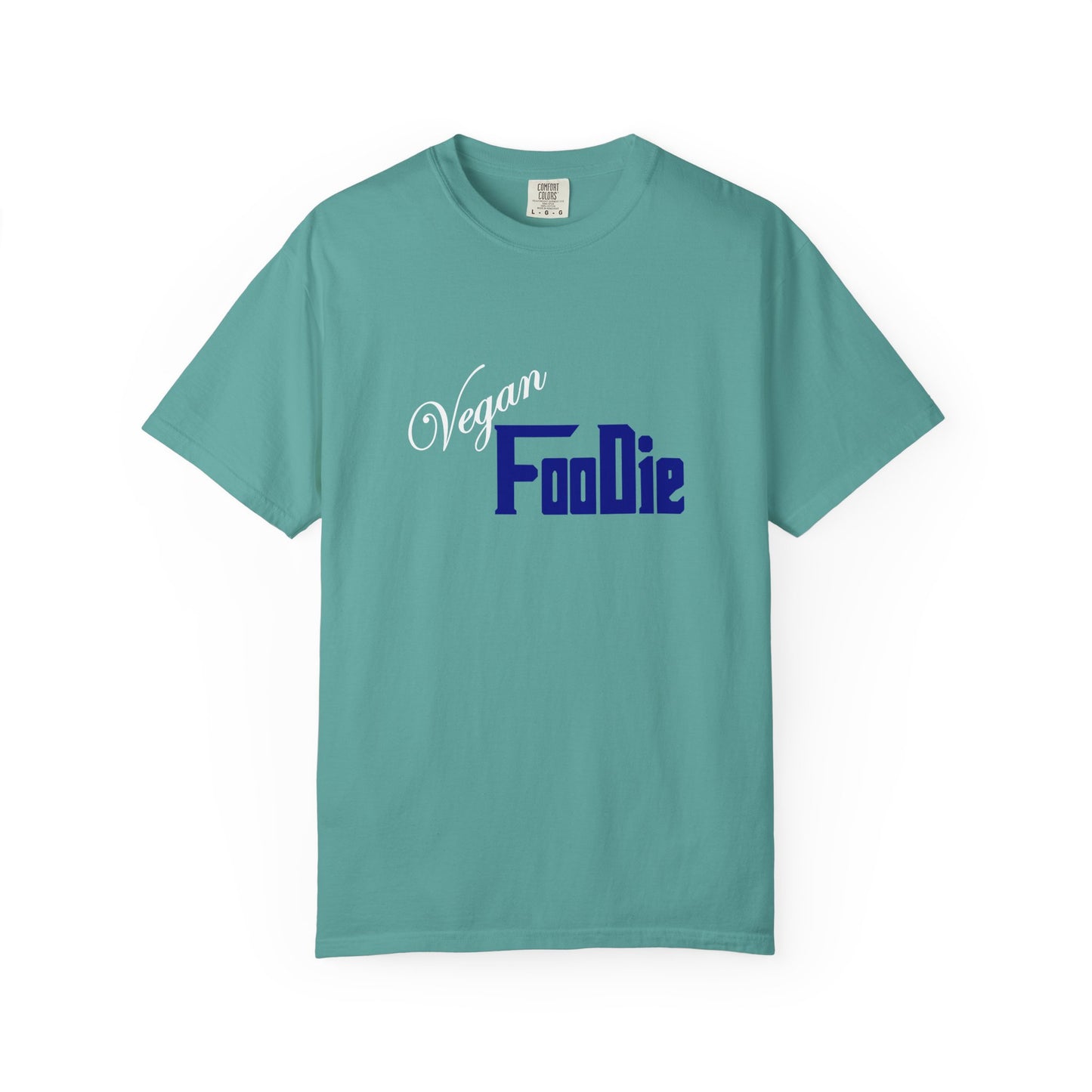 L.O.E.F Unisex Vegan Foodie Tee Shirt (Dark Blue)