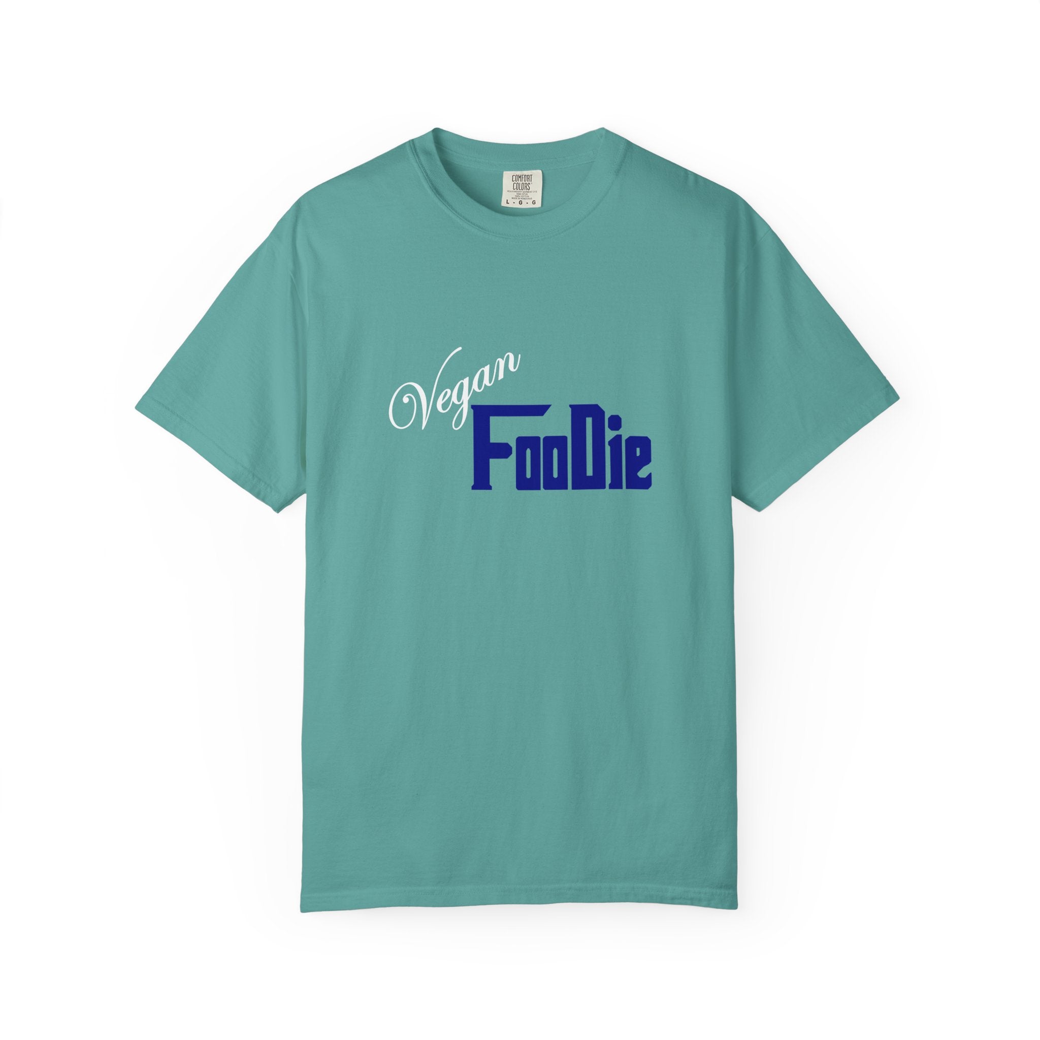 L.O.E.F Unisex Vegan Foodie Tee Shirt (Dark Blue)