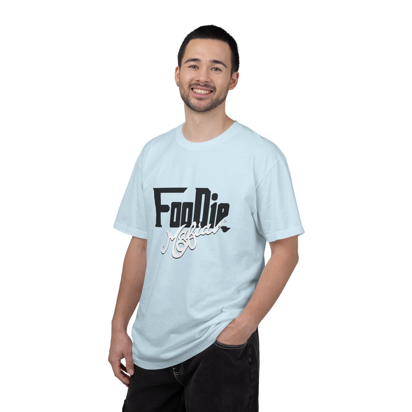 L.O.E.F Foodie Mafia Unisex Tee shirt (White)