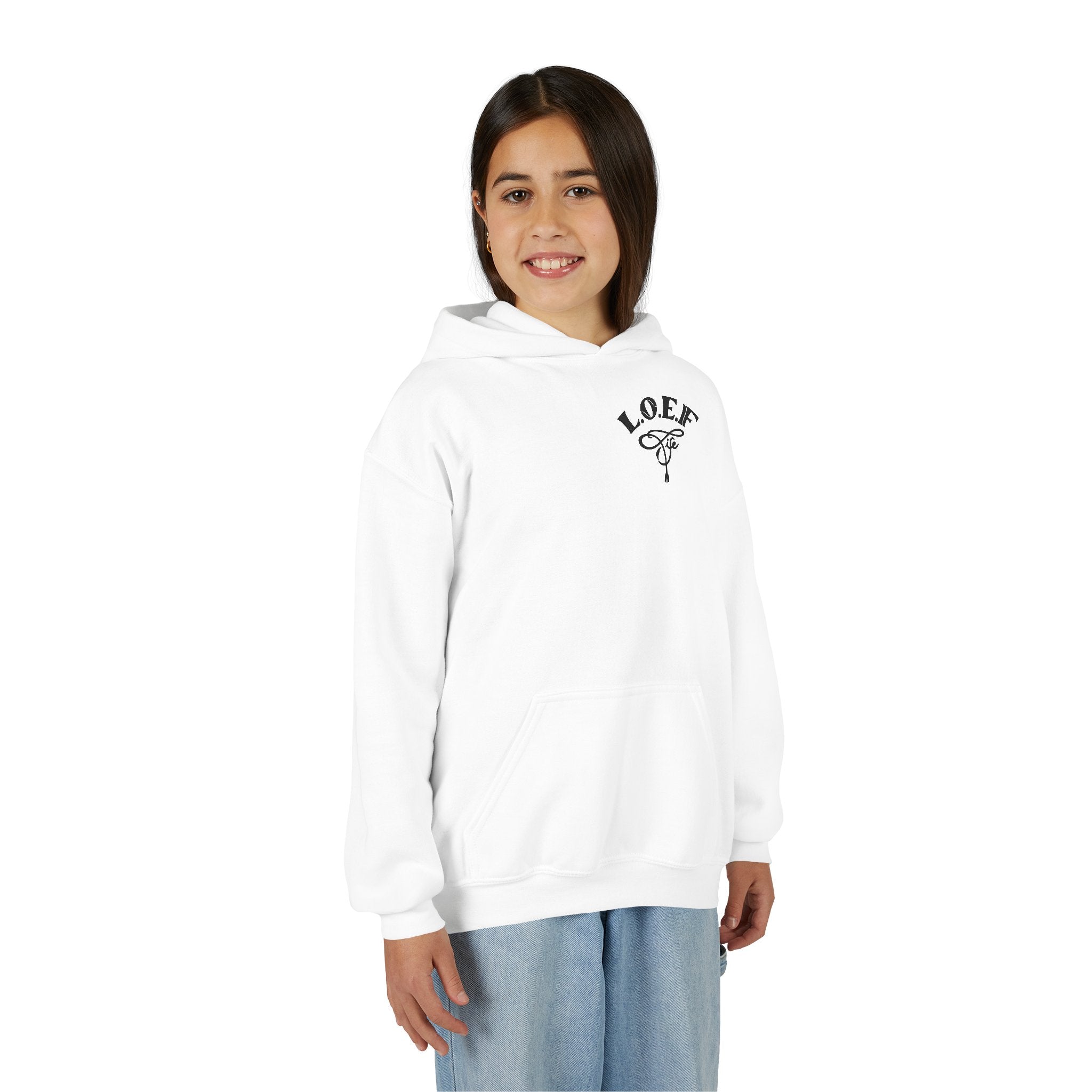 L.O.E.F Foodie 4Life Young Hoodie (Violet)