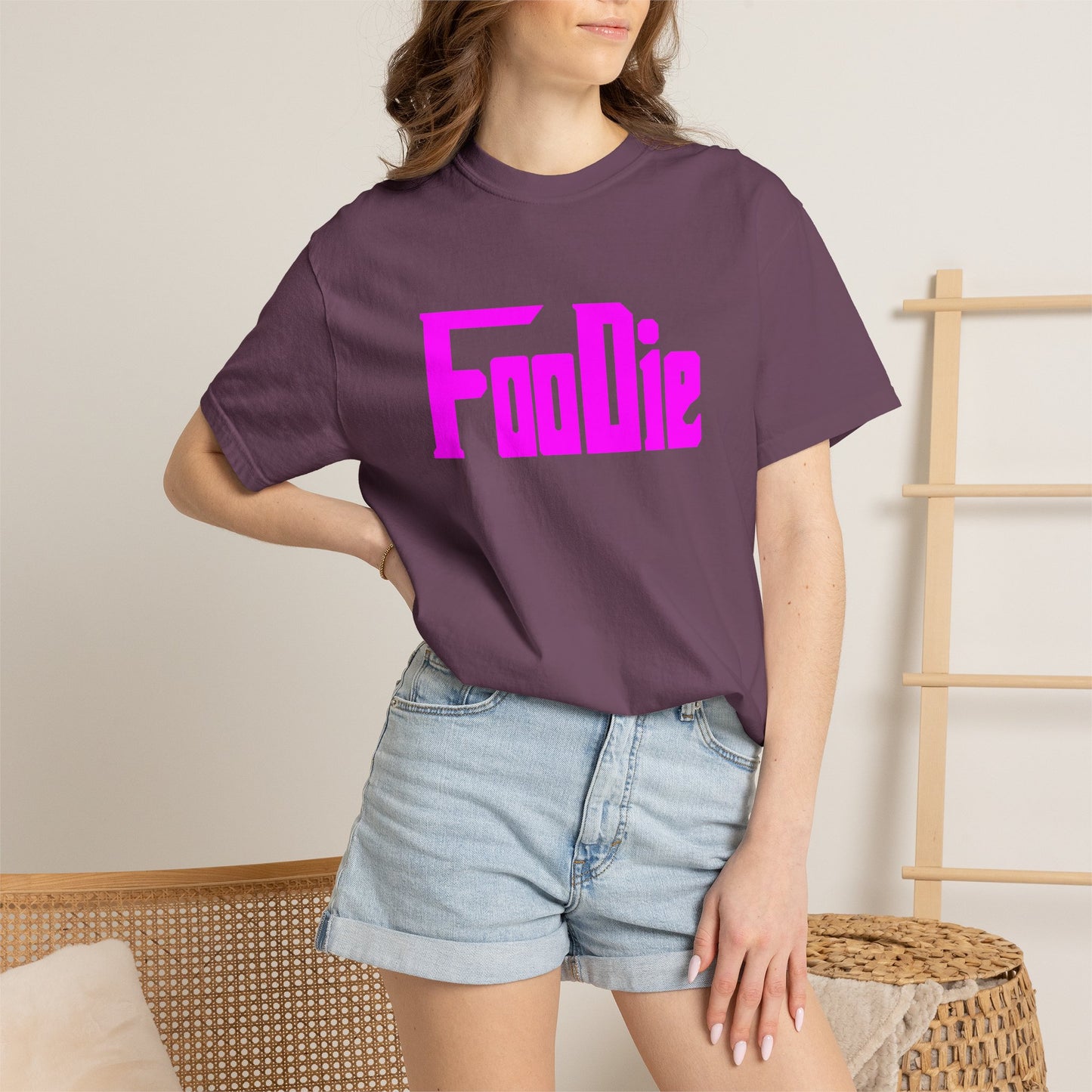 L.O.E.F Foodie Unisex Tee Shirt (Fuchsia)