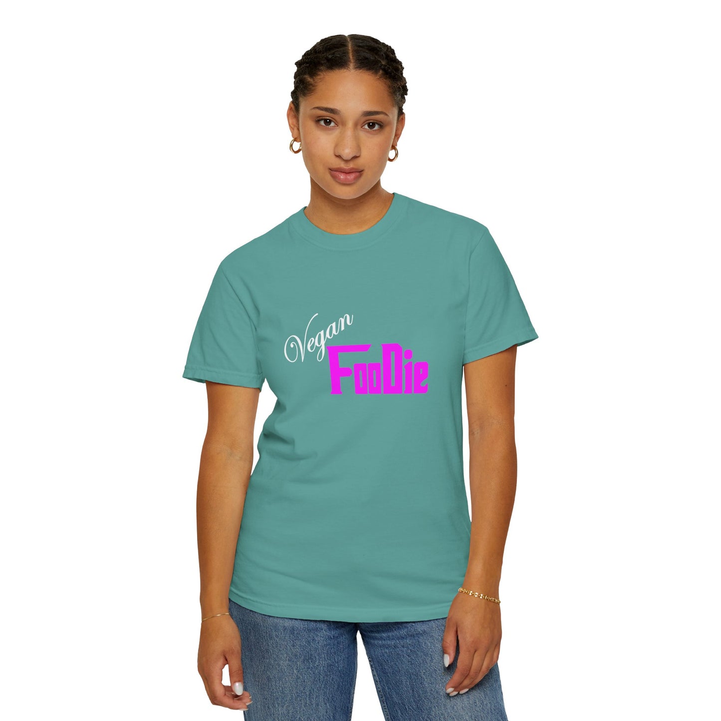 L.O.E.F Unisex Vegan Foodie Tee Shirt (Fuchsia)
