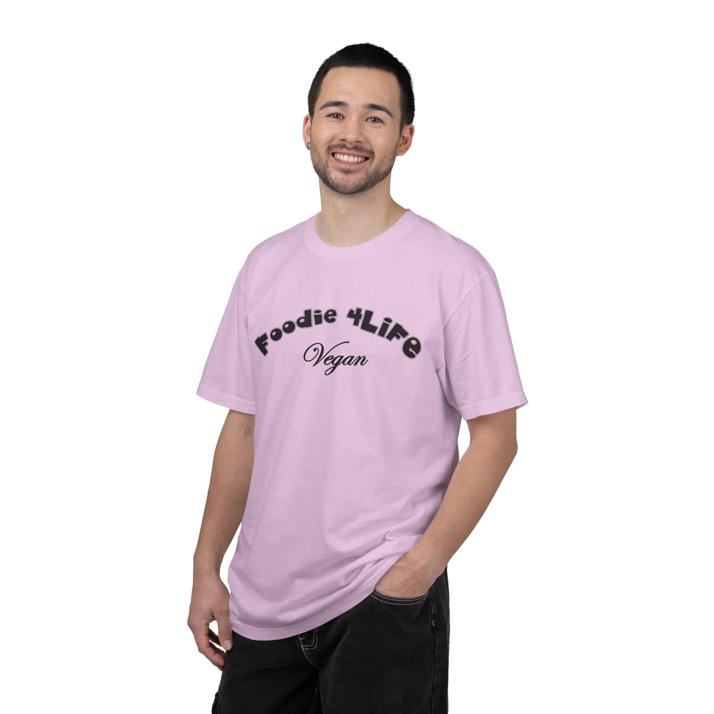 L.O.E.F Foodie 4Life Vegan Unisex Tee Shirt (Black)