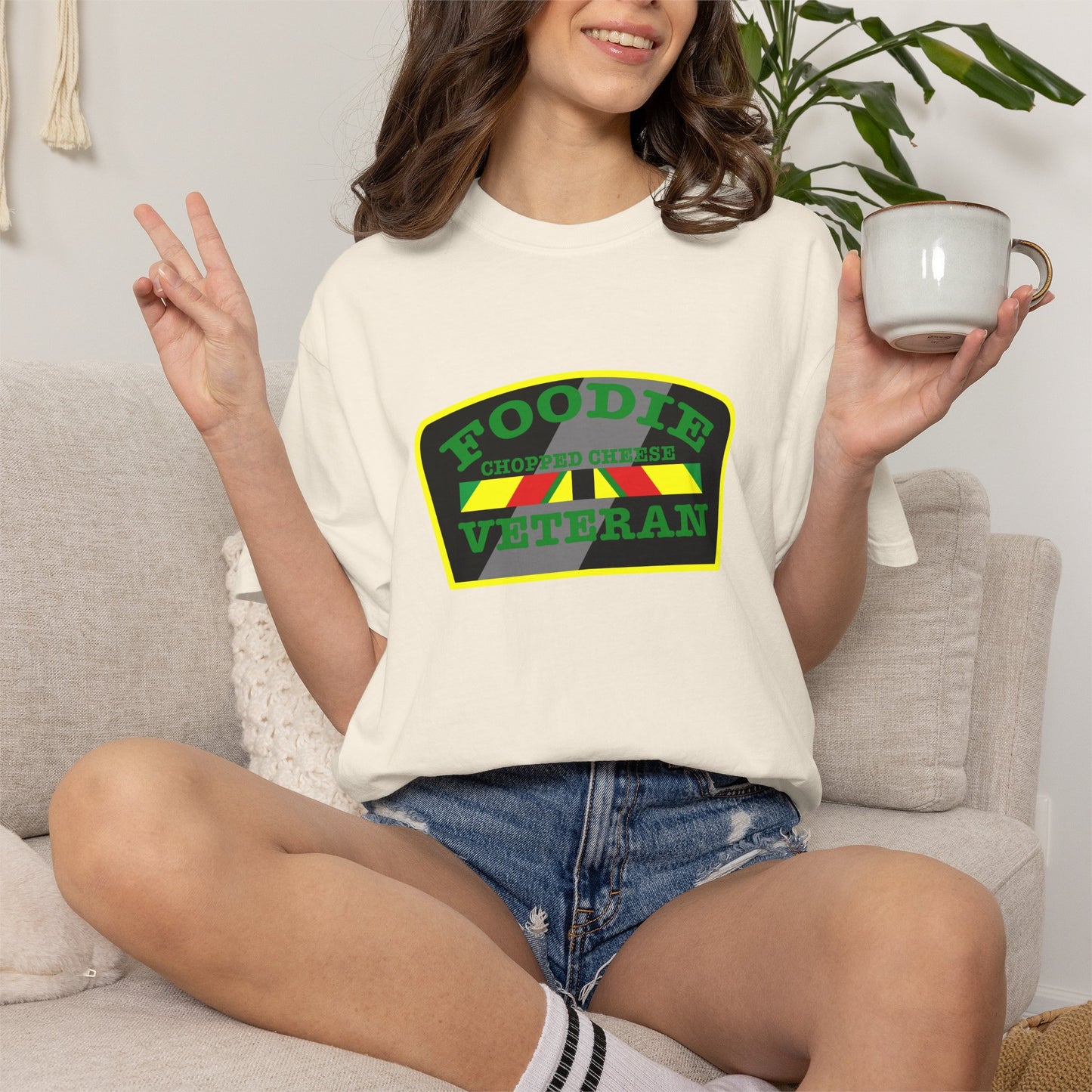 L.O.E.F Foodie Veteran Chopped Cheese Unisex Tee Shirt