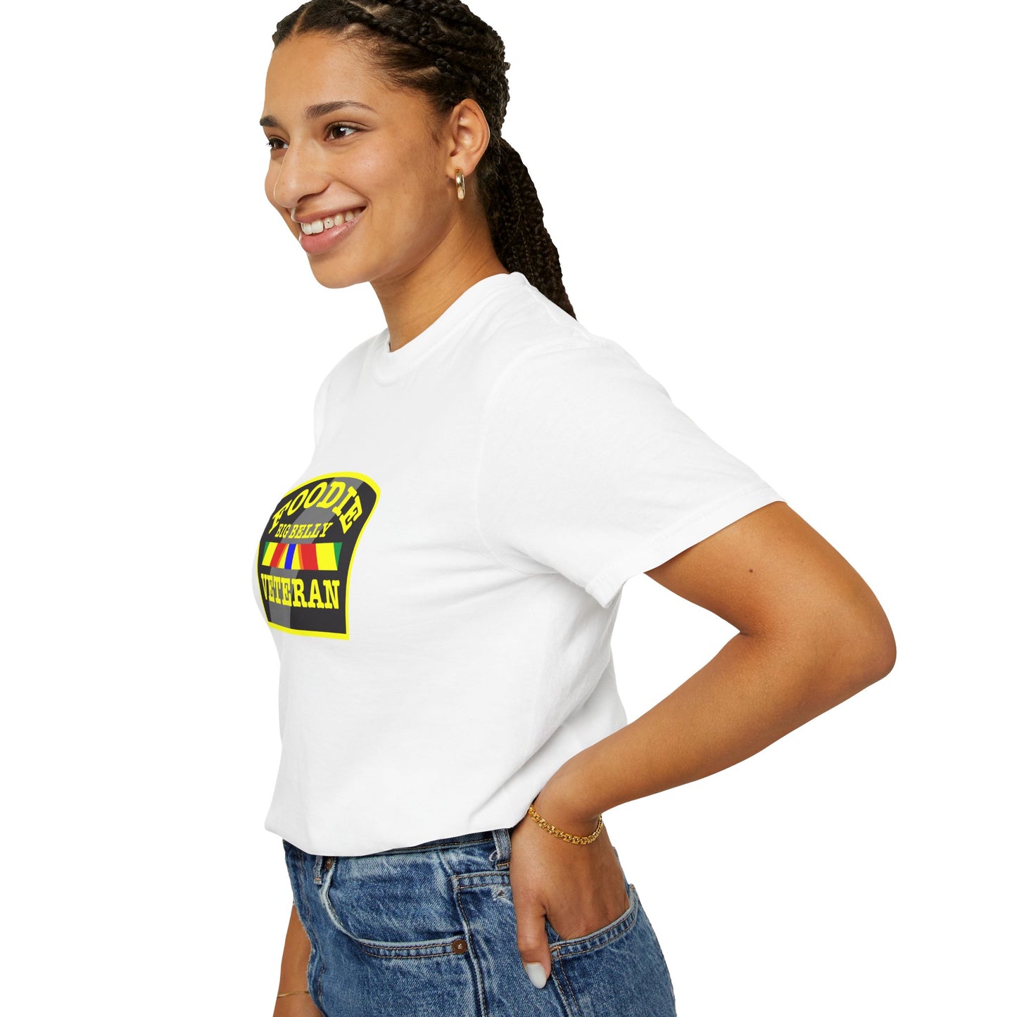 L.O.E.F Foodie Veteran Big Belly Unisex Tee Shirt