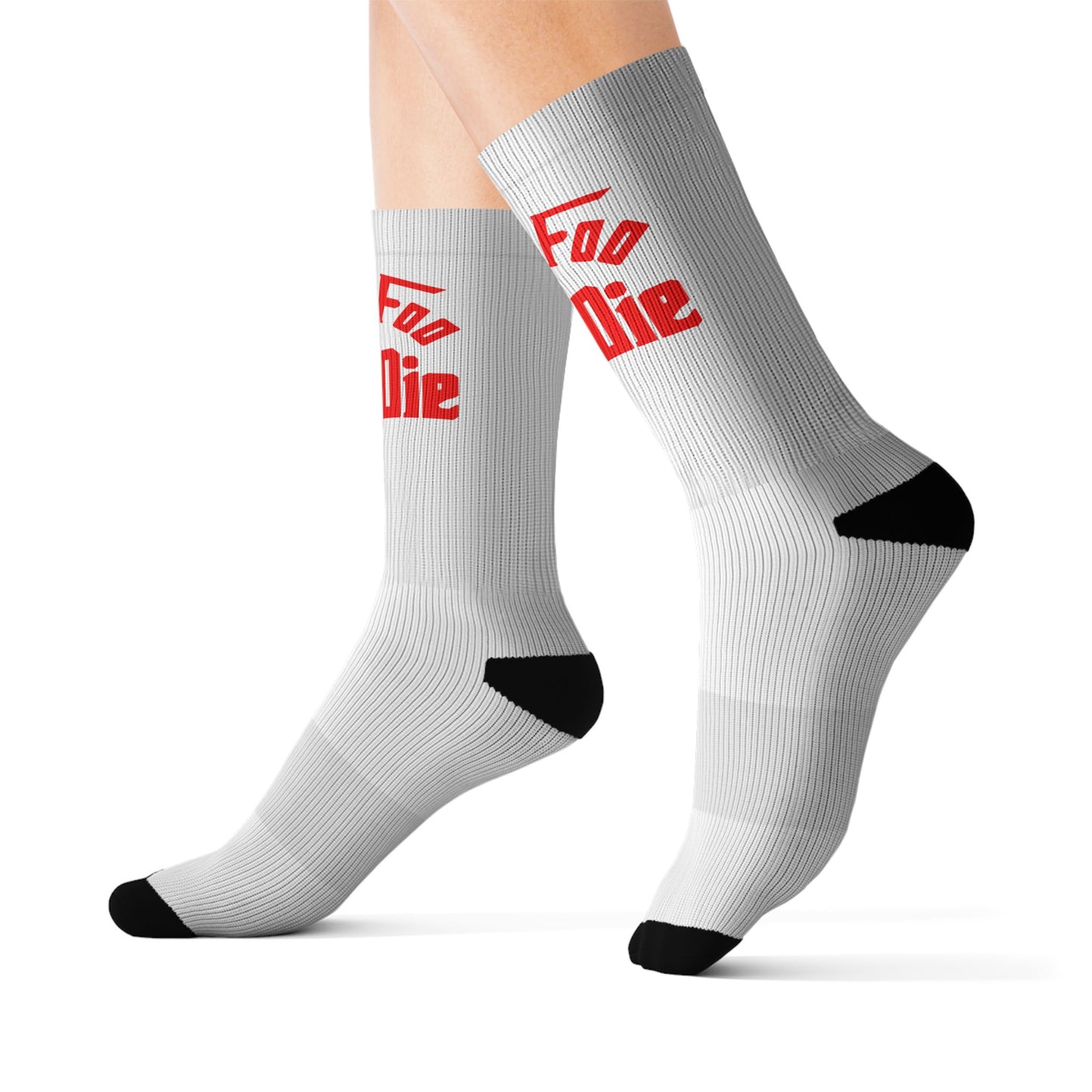 L.O.E.F Foo Foo Foodie Socks (Fiery Red)