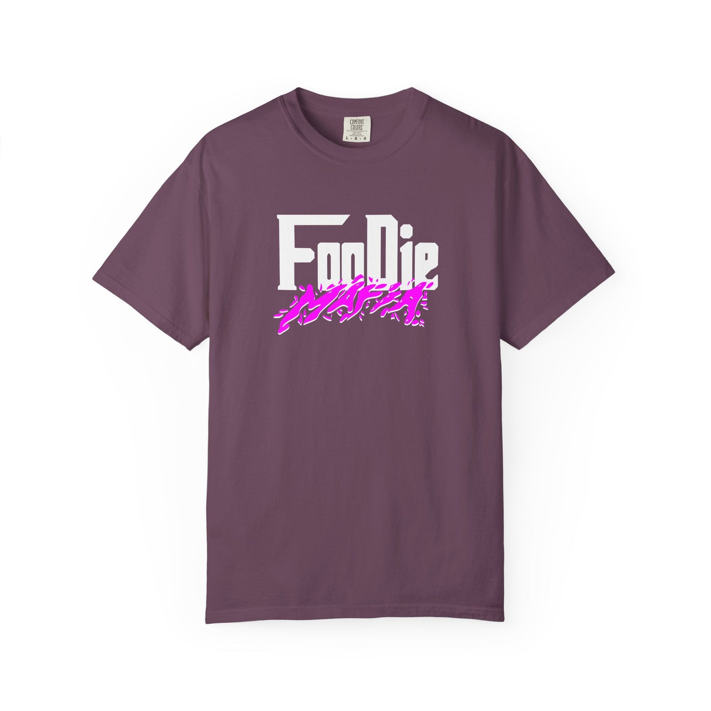 L.O.E.F Foodie Mafia Unisex Tee Shirt  (Purple)