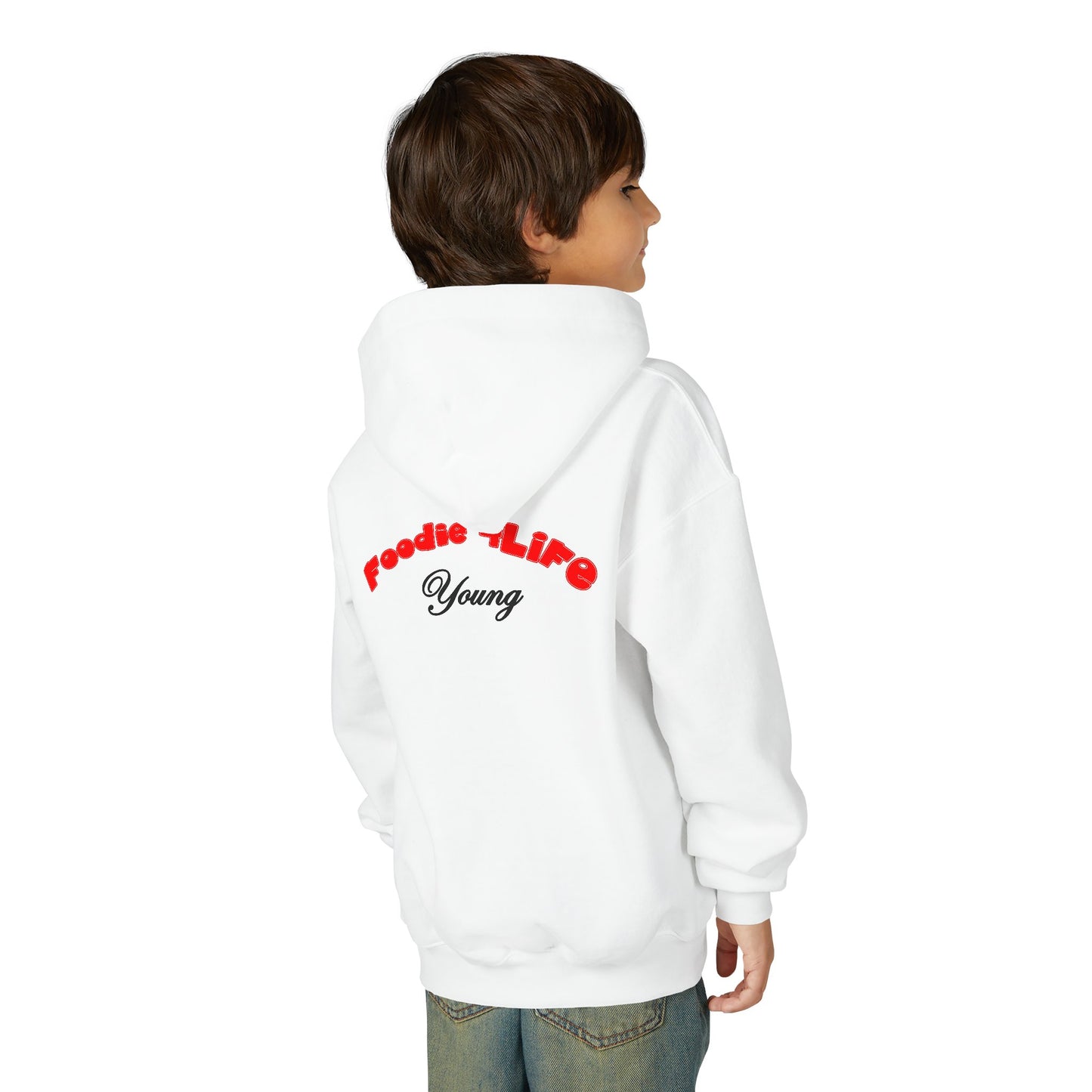 L.O.E.F Foodie 4Life Young Hoodie (Fiery Red)