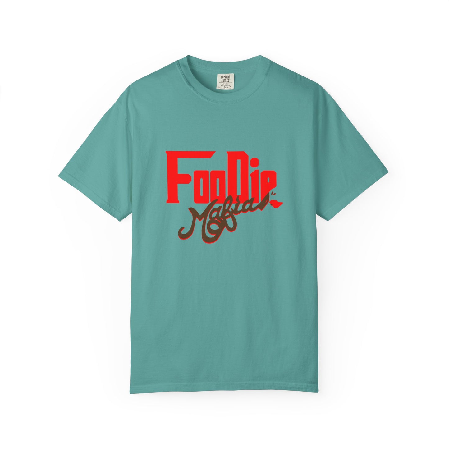 L.O.E.F Red Foodie Mafia Unisex Tee Shirt (Dark Brown)