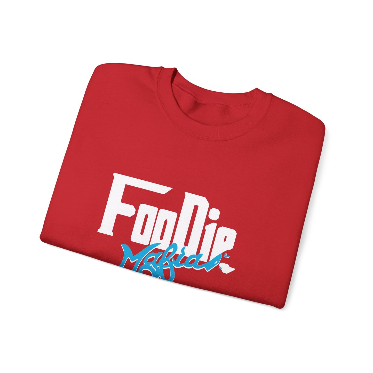 L.O.E.F White Foodie Mafia Unisex Sweatshirt (Apricot)