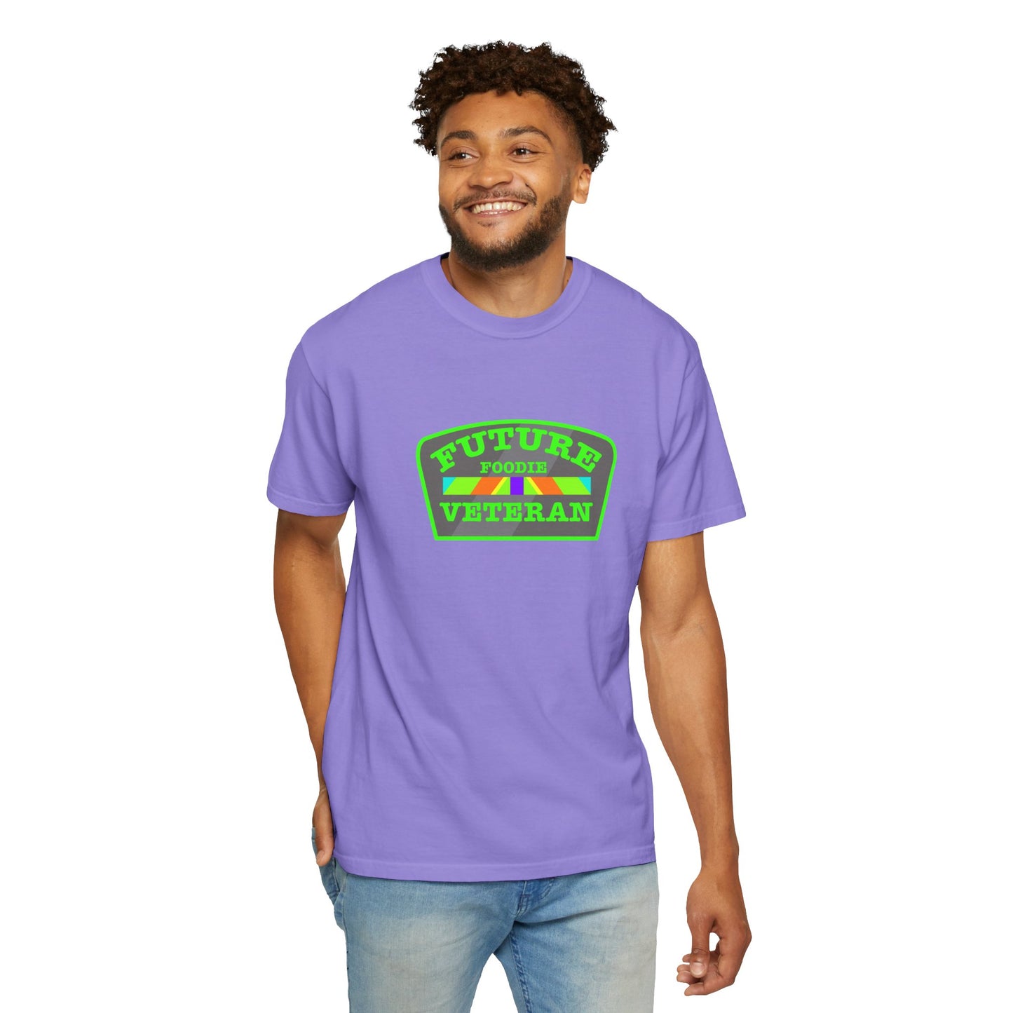 L.O.E.F Future Foodie Veteran Tee Shirt  (Neon Green)