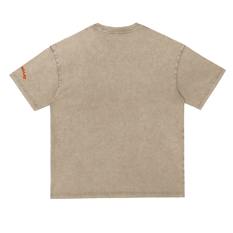 L.O.E.F. Life Oxtail Killaz Snow Washed Heavyweight Oversize T-Shirt