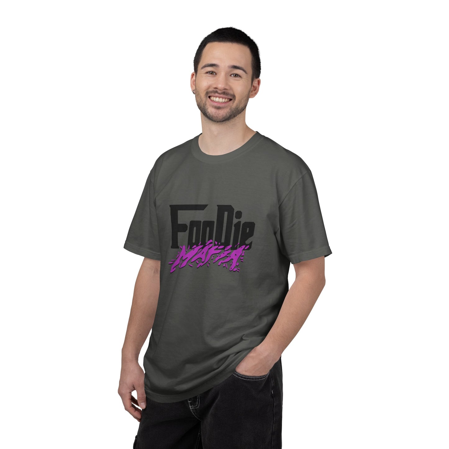 L.O.E.F Foodie Mafia Unisex Tee Shirt (Bright Purple)