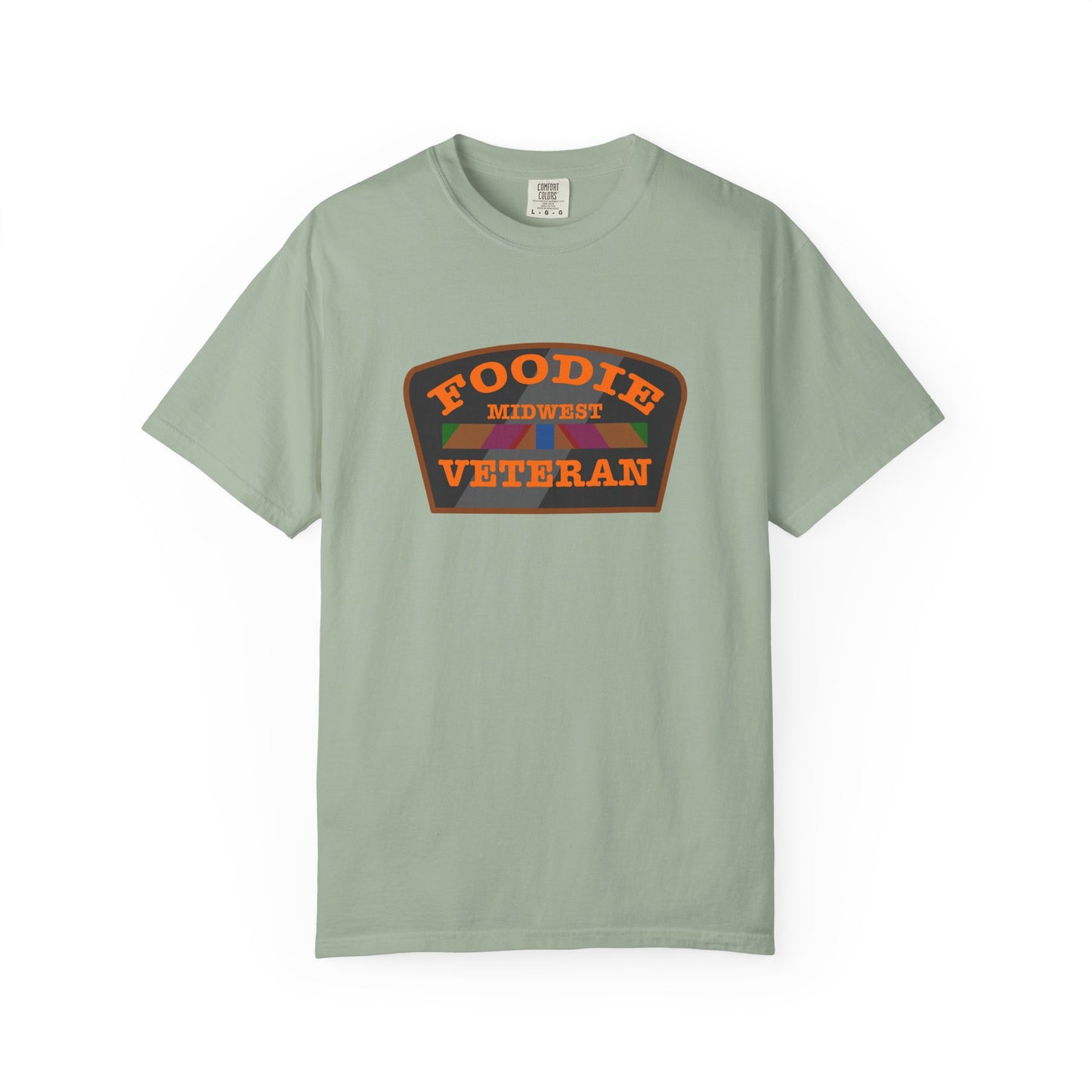 L.O.E.F Foodie Veteran MIDWEST Unisex Tee Shirt (Orange)