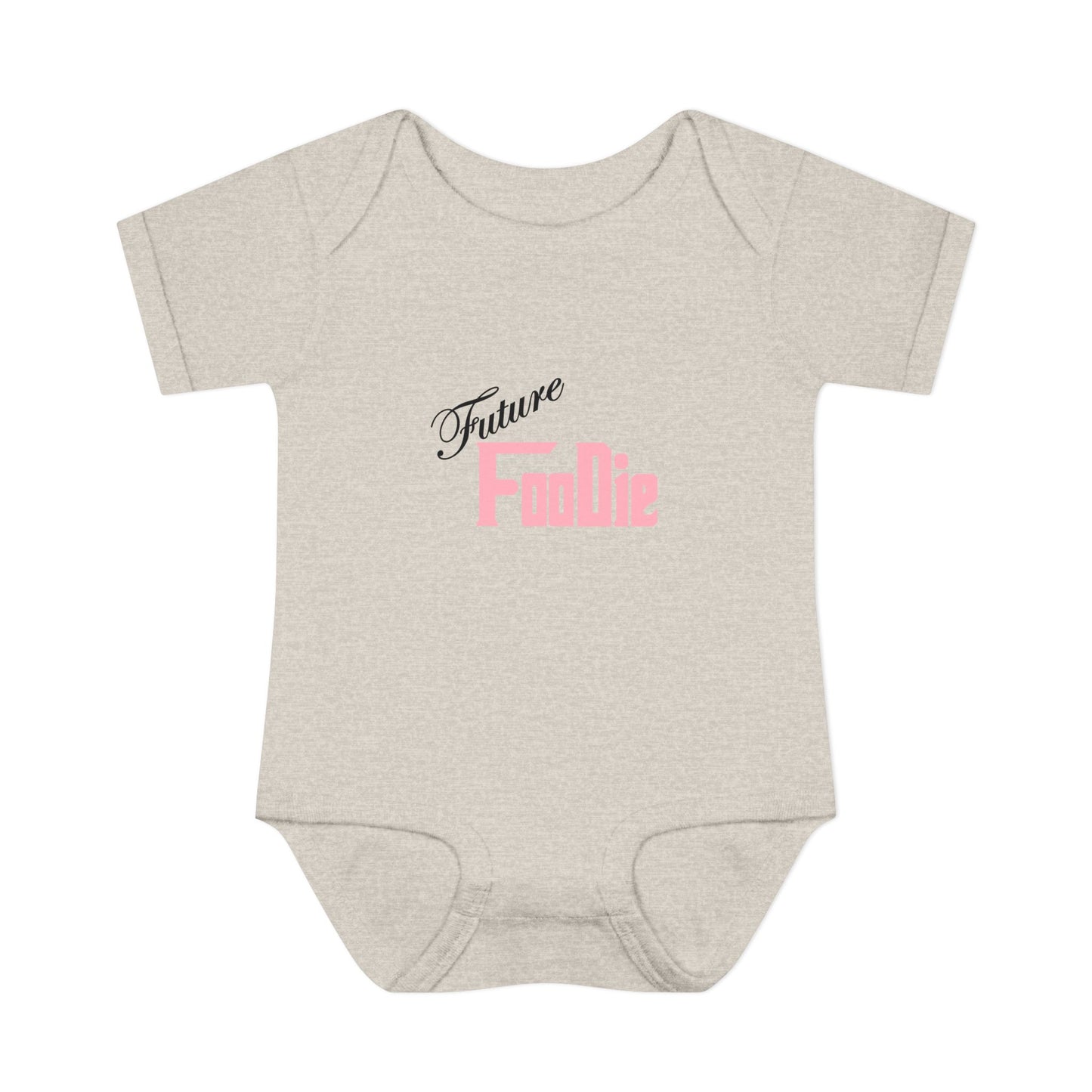 L.O.E.F Future Foodie Toddler Bodysuit (Soft Pink)