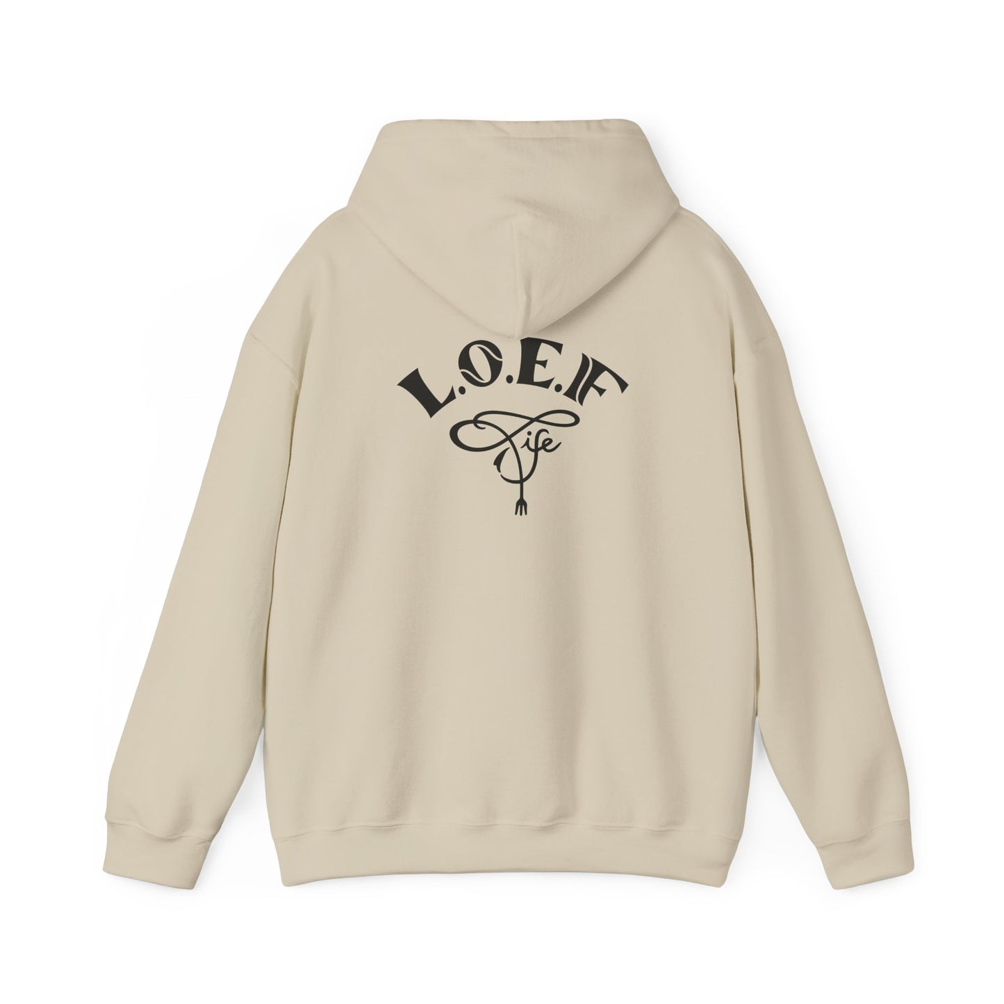 L.O.E.F Foodie 4Life Vegan Hoodie (Fuchsia)