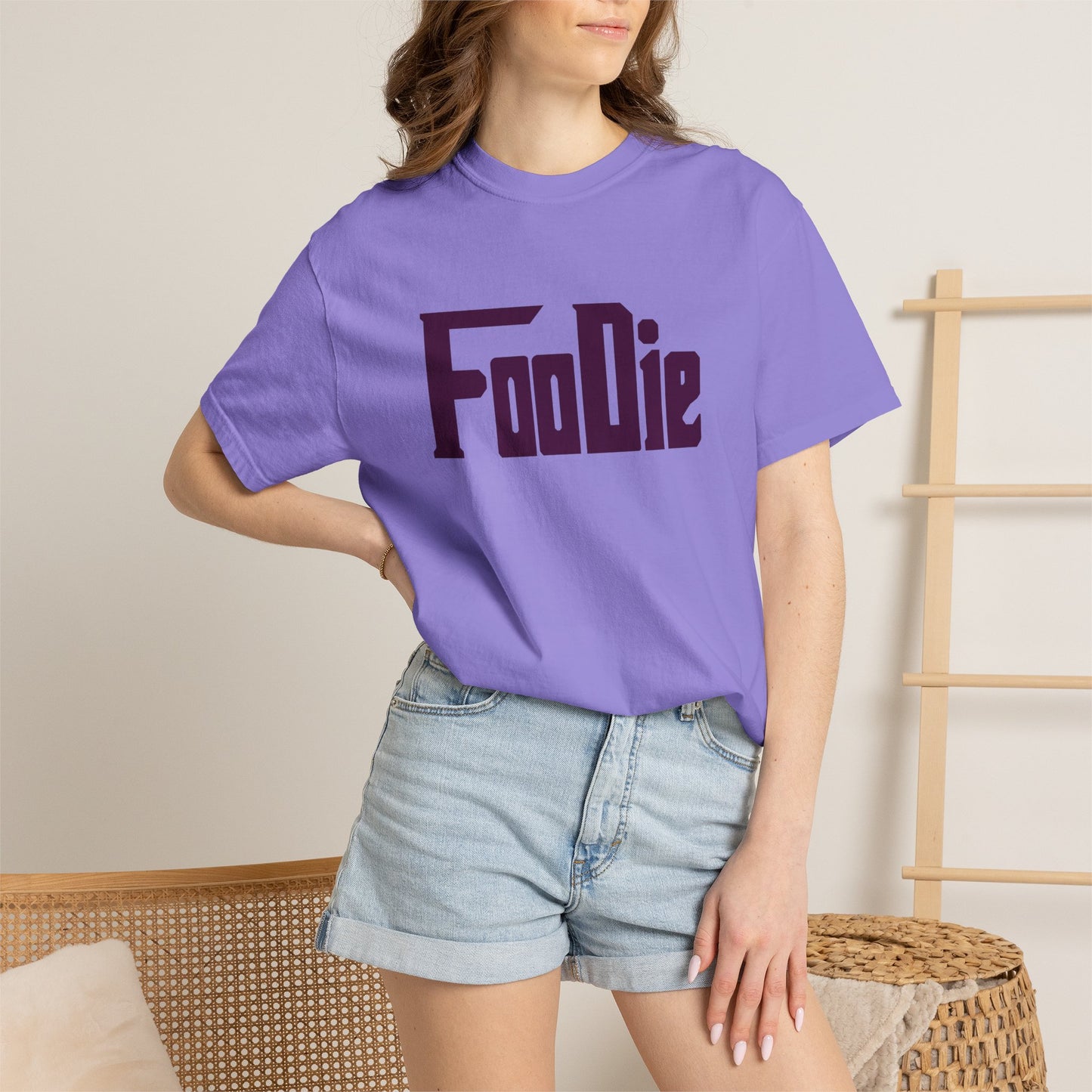L.O.E.F Foodie Unisex Tee Shirt (Deep Purple)