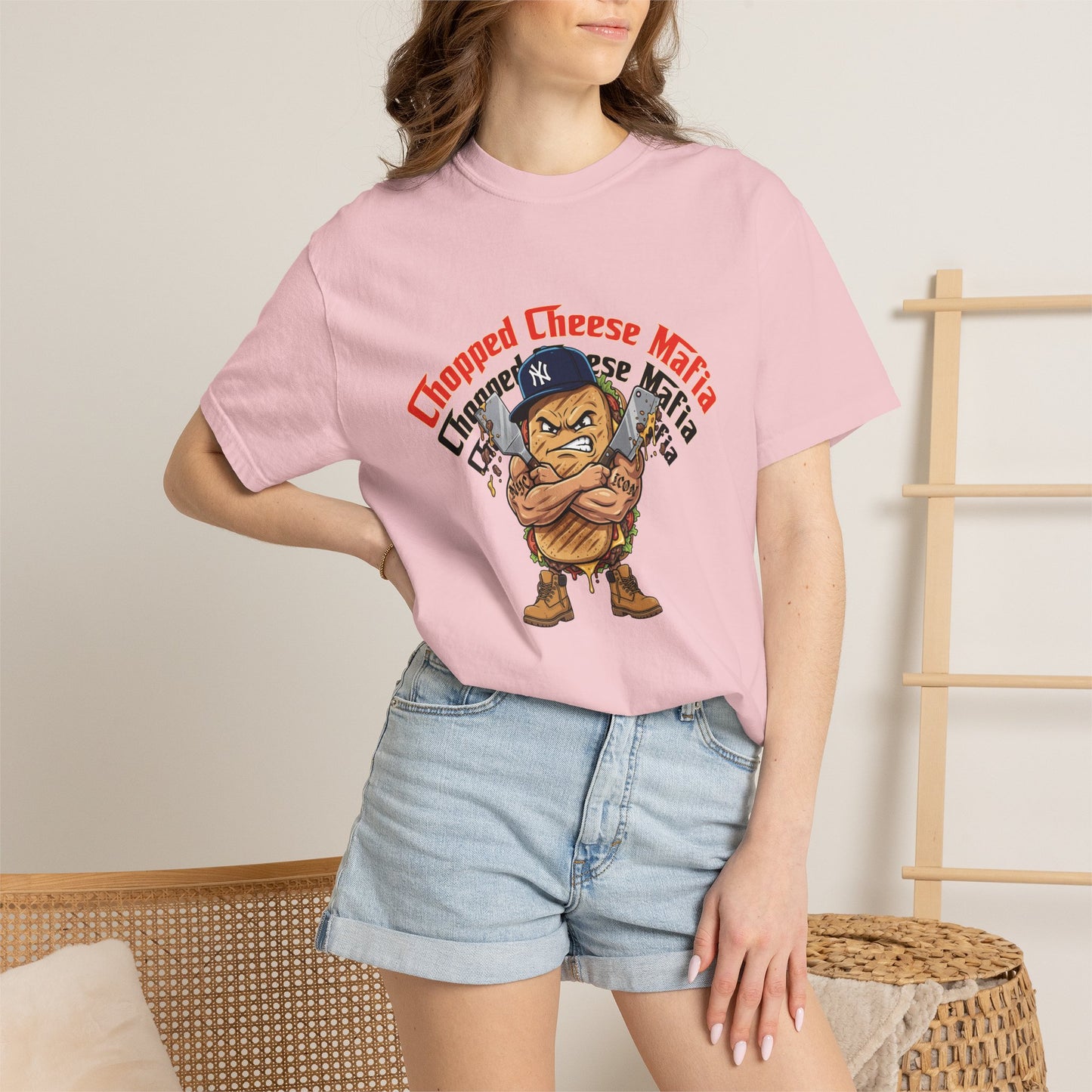 L.O.E.F Chopped Cheese Mafia Unisex Tee Shirt