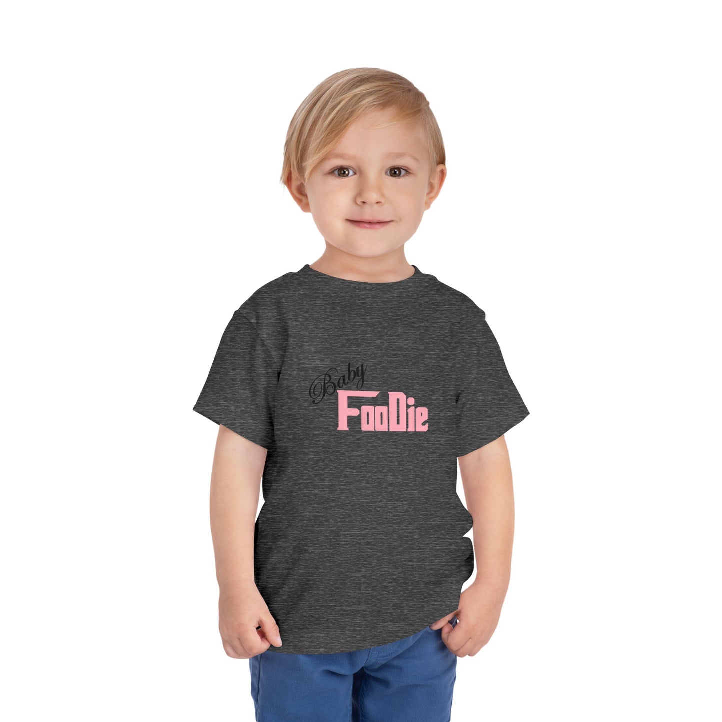 L.O.E.F Baby Foodie Toddler Tee Shirt (Soft Pink)