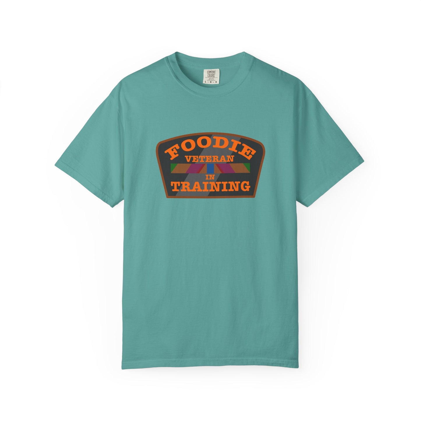 L.O.E.F Foodie Veteran IN TRAINING Unisex Tee Shirt (Orange)