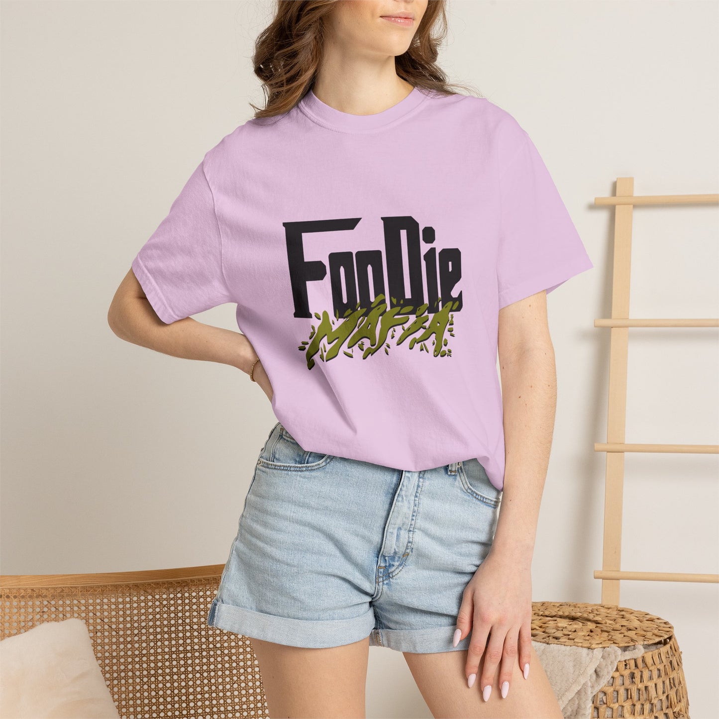 L.O.E.F Foodie Mafia Tee Shirt (Olive Green)
