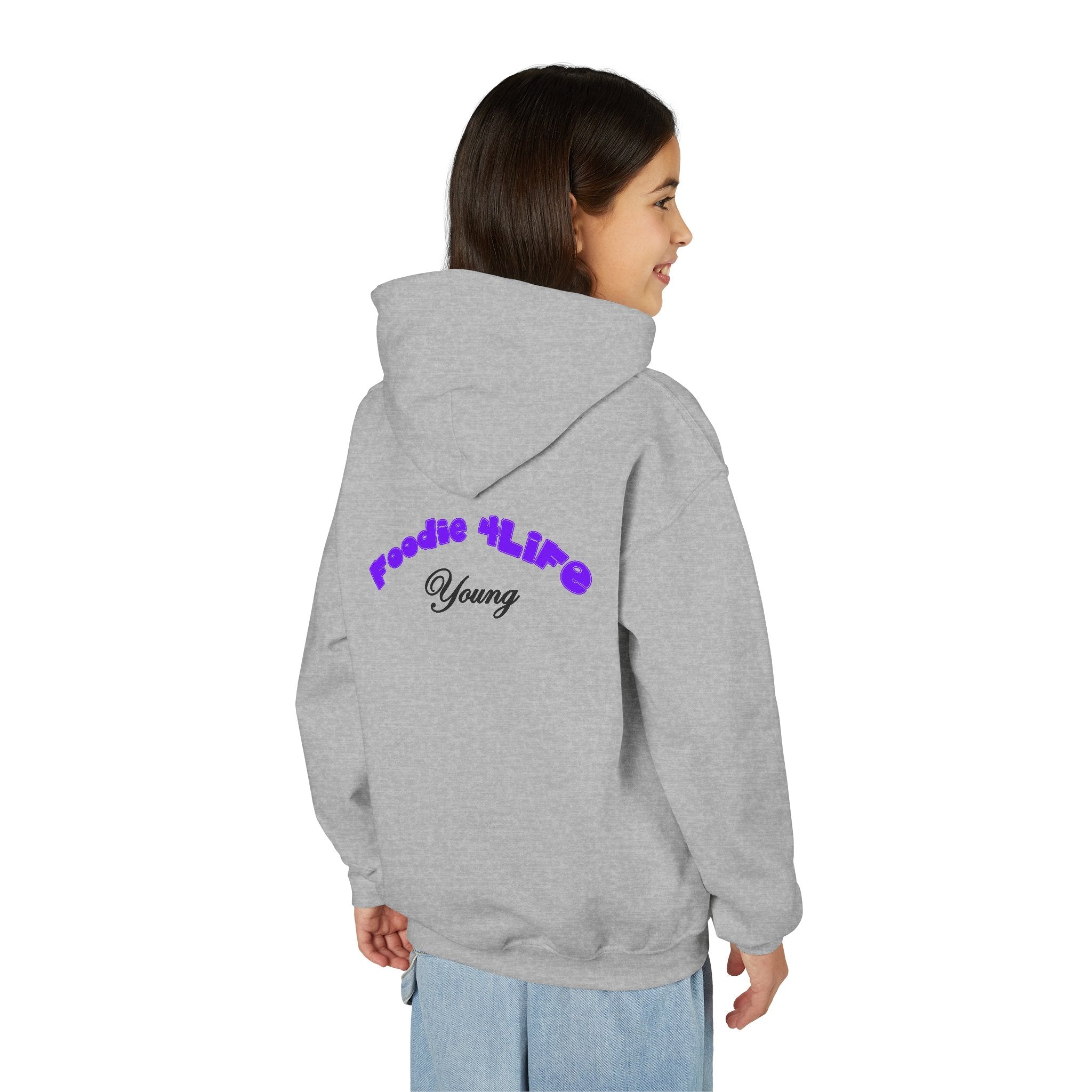 L.O.E.F Foodie 4Life Young Hoodie (Violet)