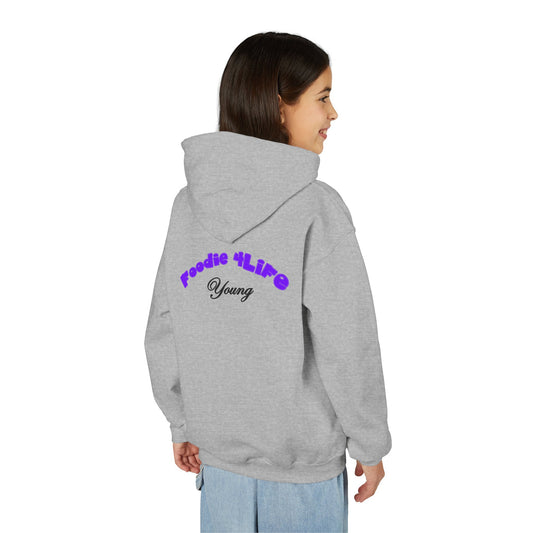 L.O.E.F Foodie 4Life Young Hoodie (Violet)