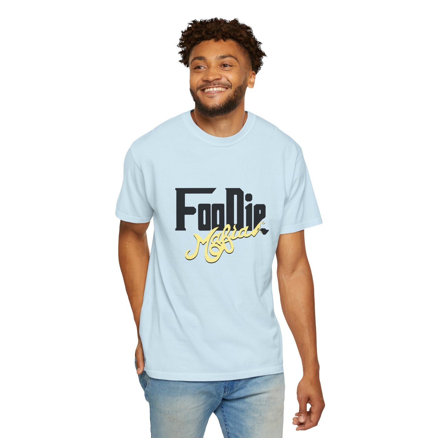 L.O.E.F Foodie Mafia Unisex Tee shirt (Soft Yellow)