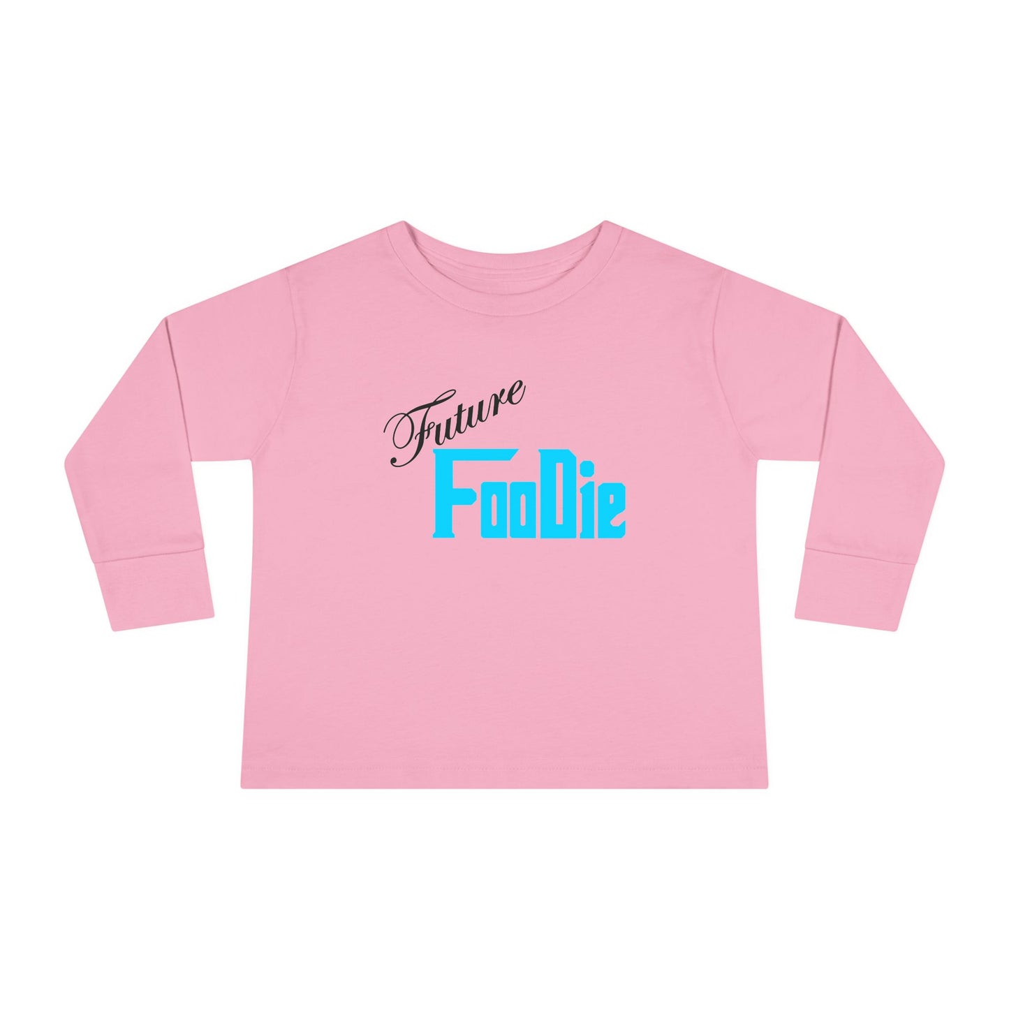 L.O.E.F Future Foodie Toddler Long Sleeve Tee (Neon Blue)
