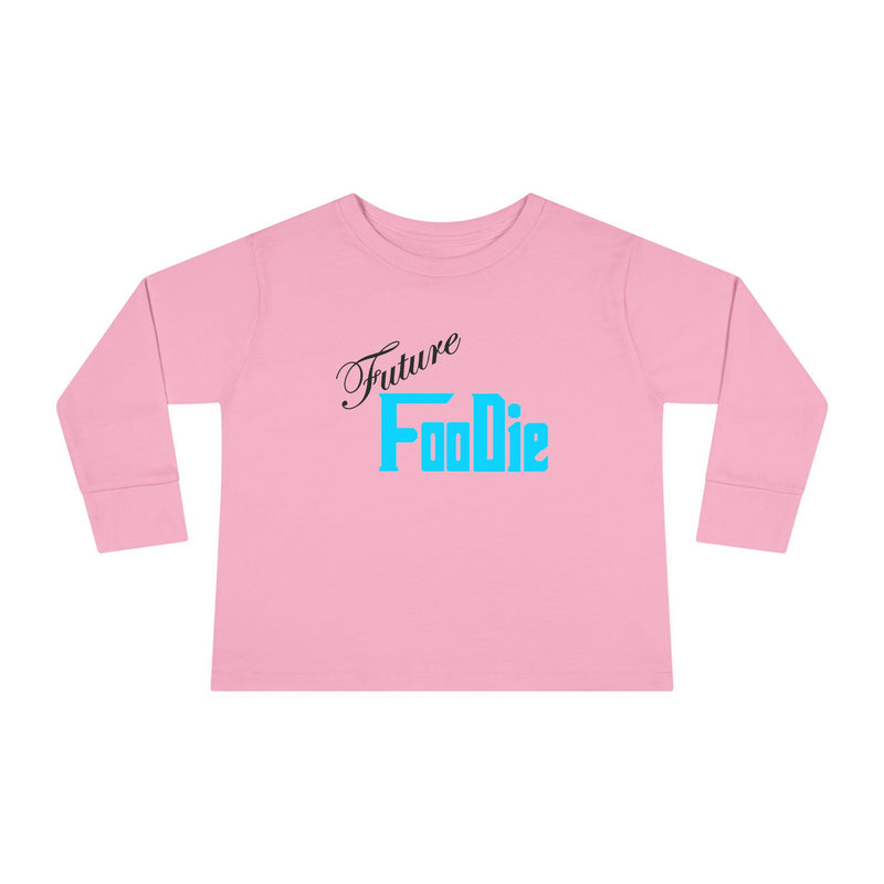 L.O.E.F Future Foodie Toddler Long Sleeve Tee (Neon Blue)