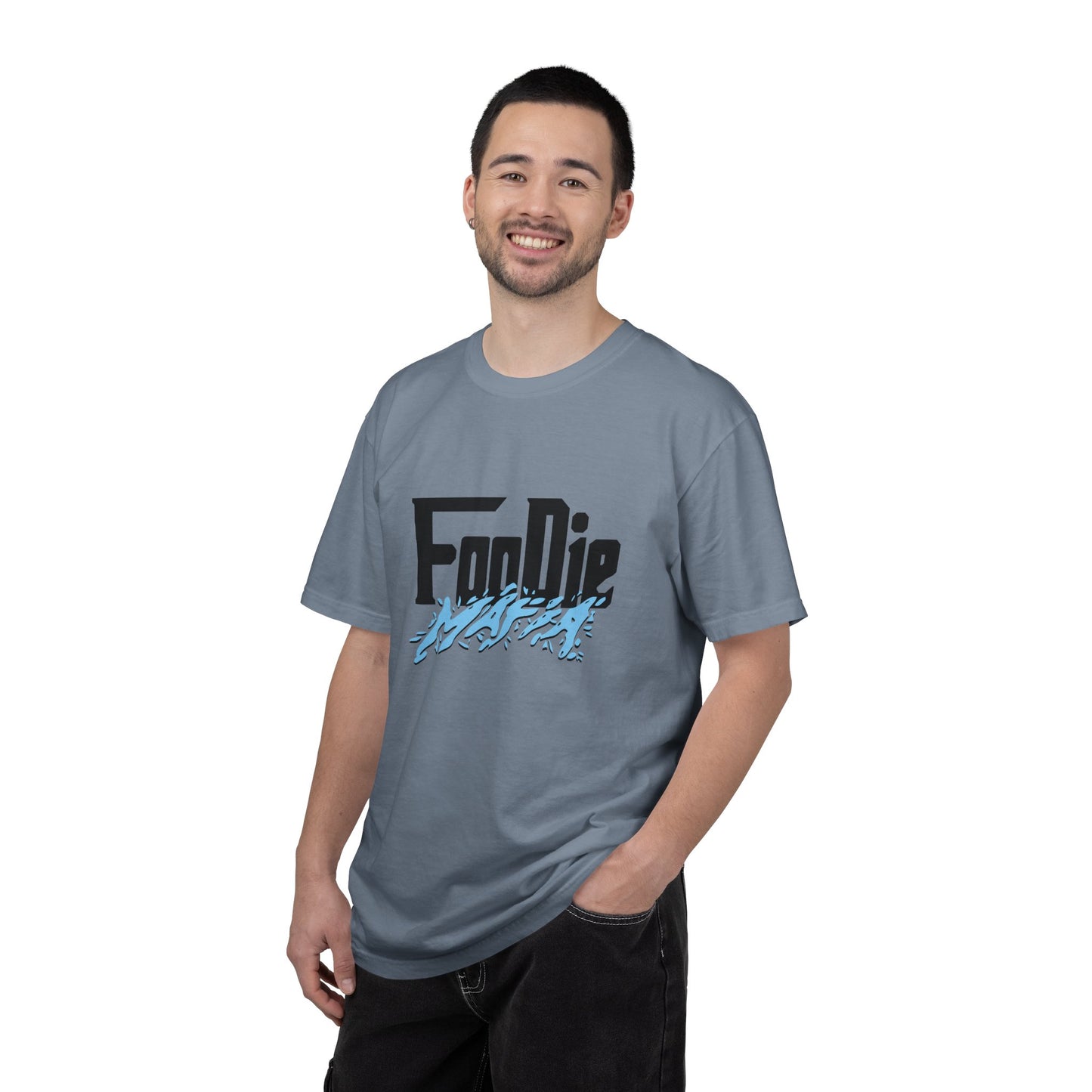 L.O.E.F Foodie Mafia Unisex Tee Shirt (Baby Blue)