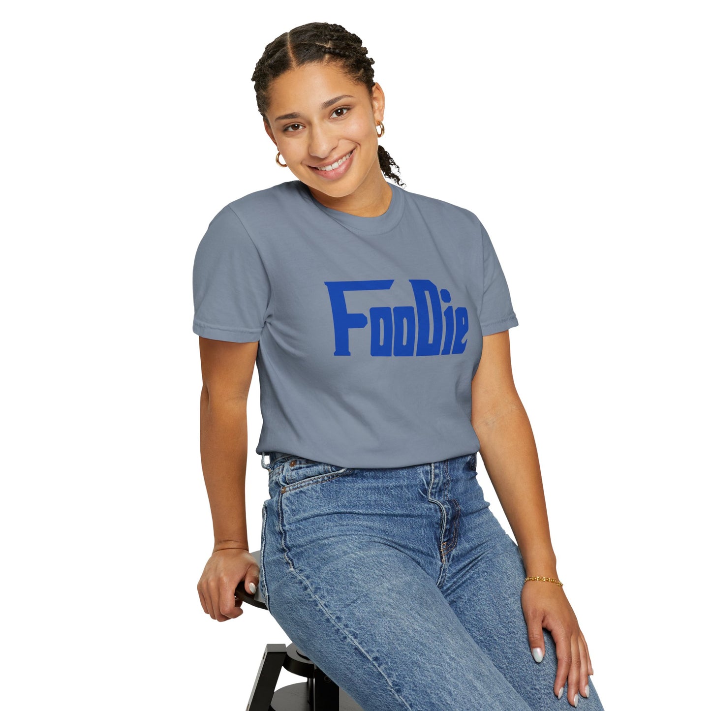 LO.E.F Foodie Unisex Tee Shirt (Cobalt Blue)
