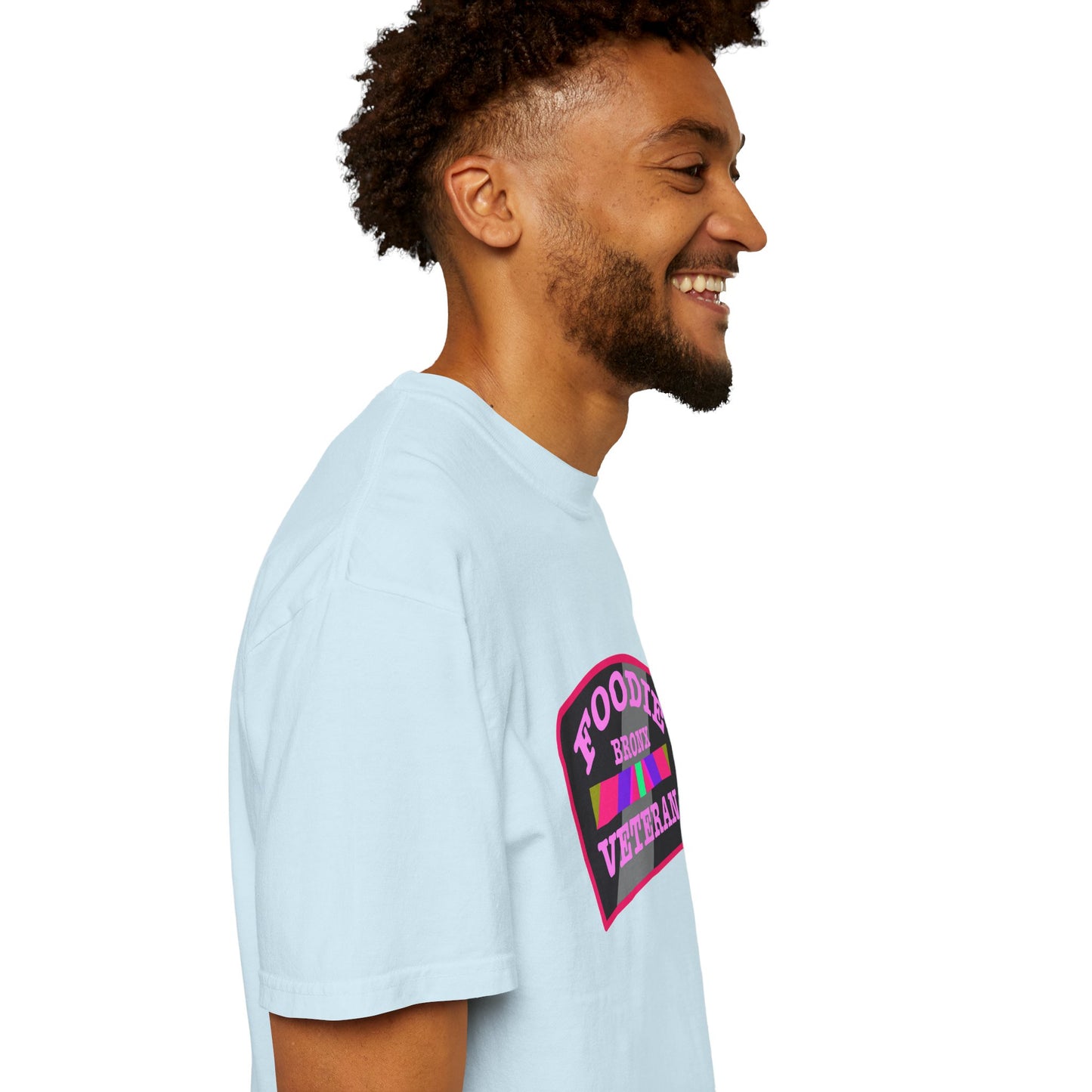 L.O.E.F Foodie Veteran Bronx Unisex Tee Shirt (Pink)