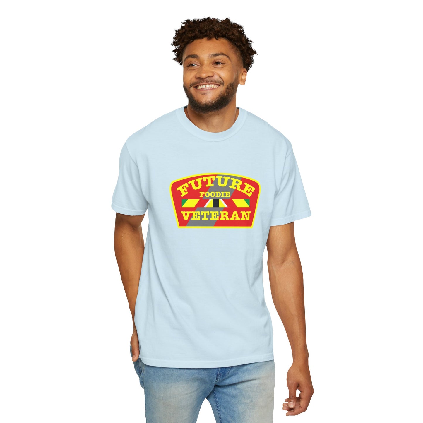 L.O.E.F Future Foodie Veteran Unisex Tee Shirt (Yellow)