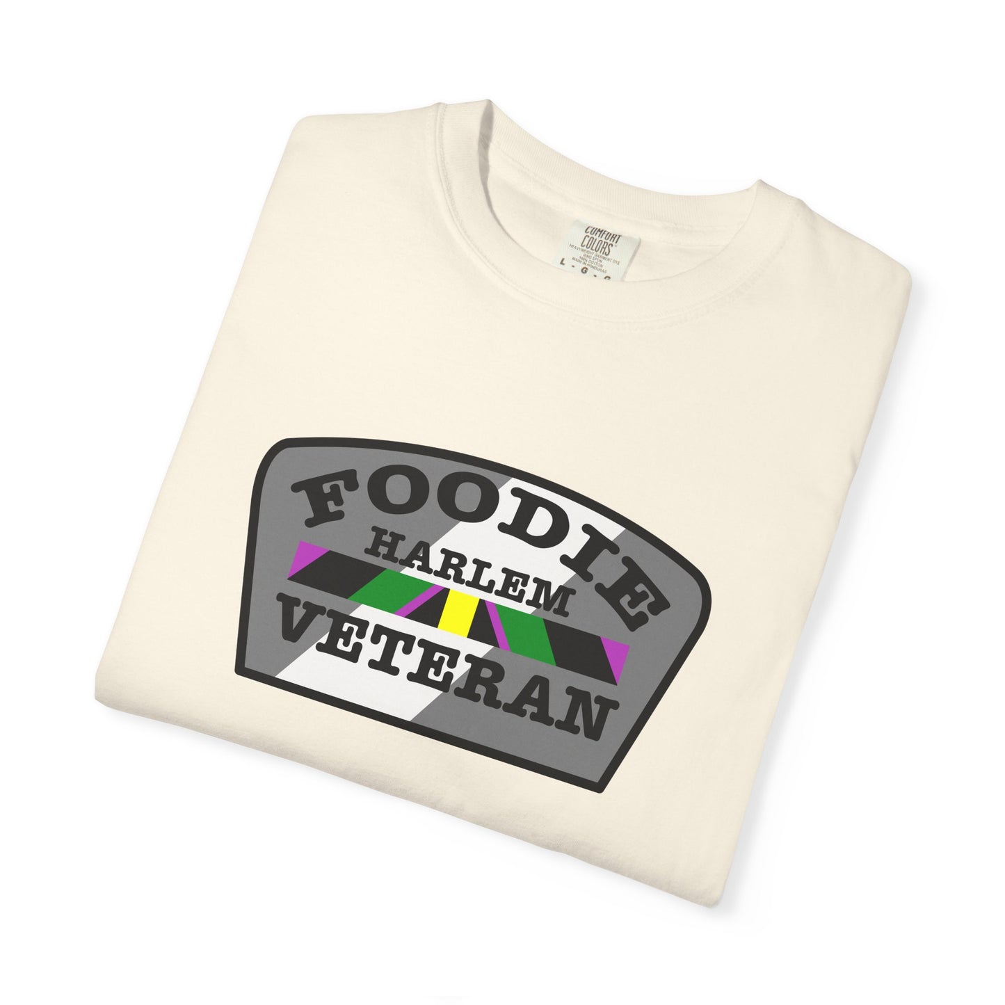 L.O.E.F Foodie Veteran Harlem Unisex Tee Shirt (Gray)