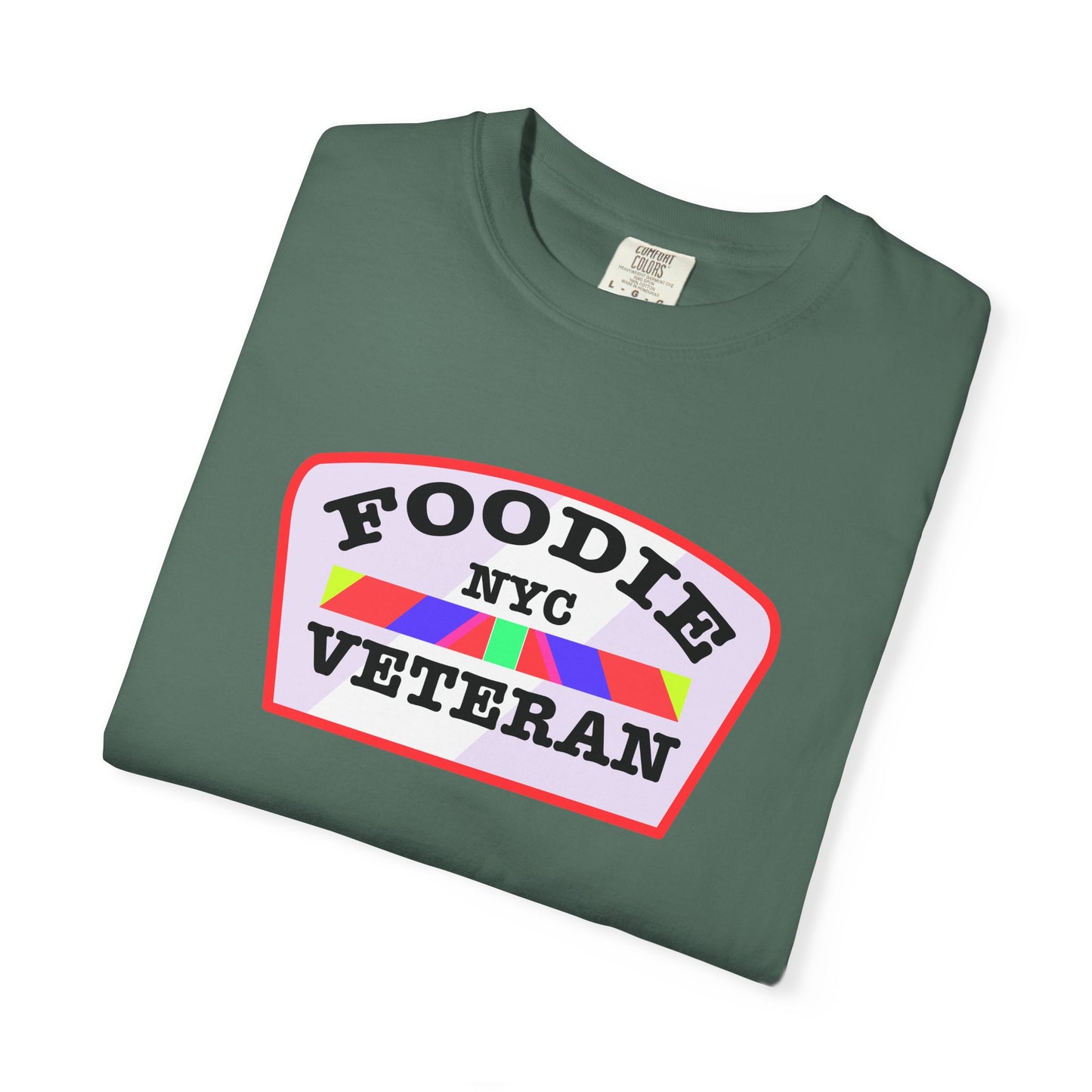 L.O.E.F Foodie Veteran NYC Unisex Tee Shirt (Soft Pink)