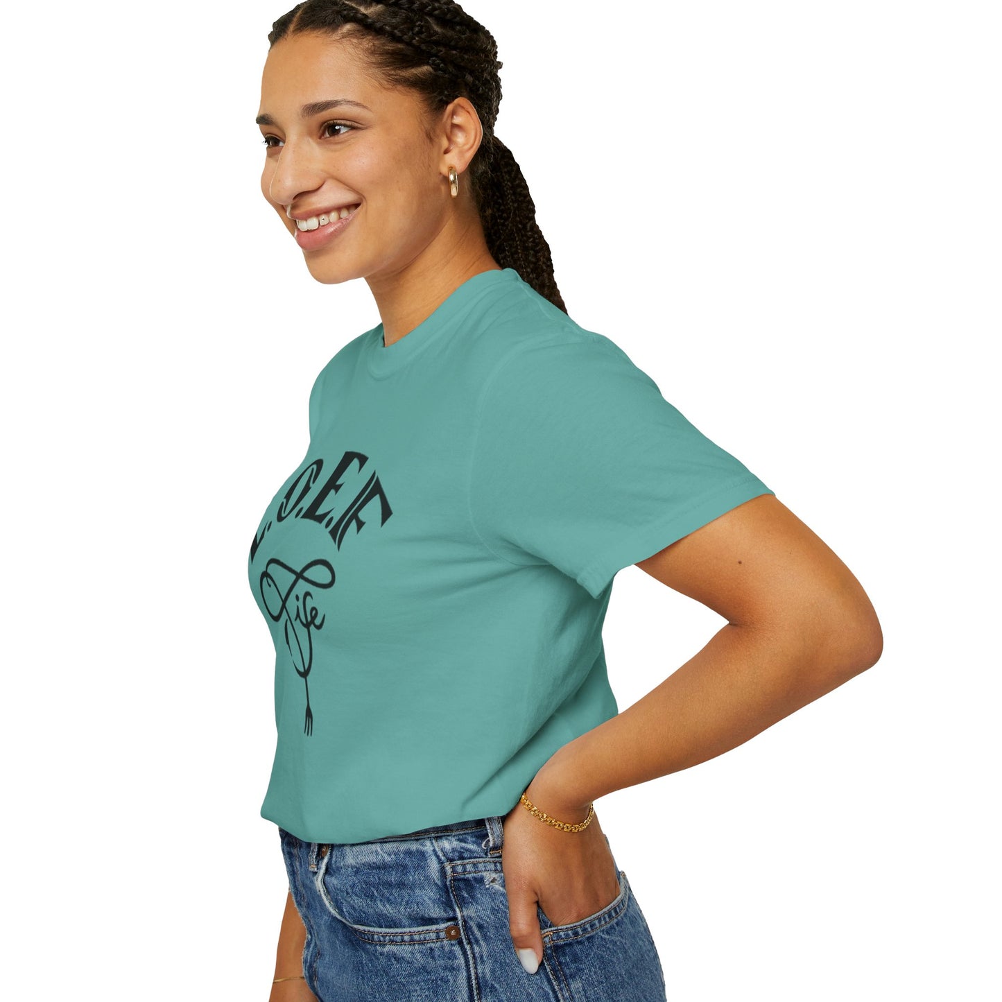 L.O.E.F Life Unisex Tee Shirt (Black)