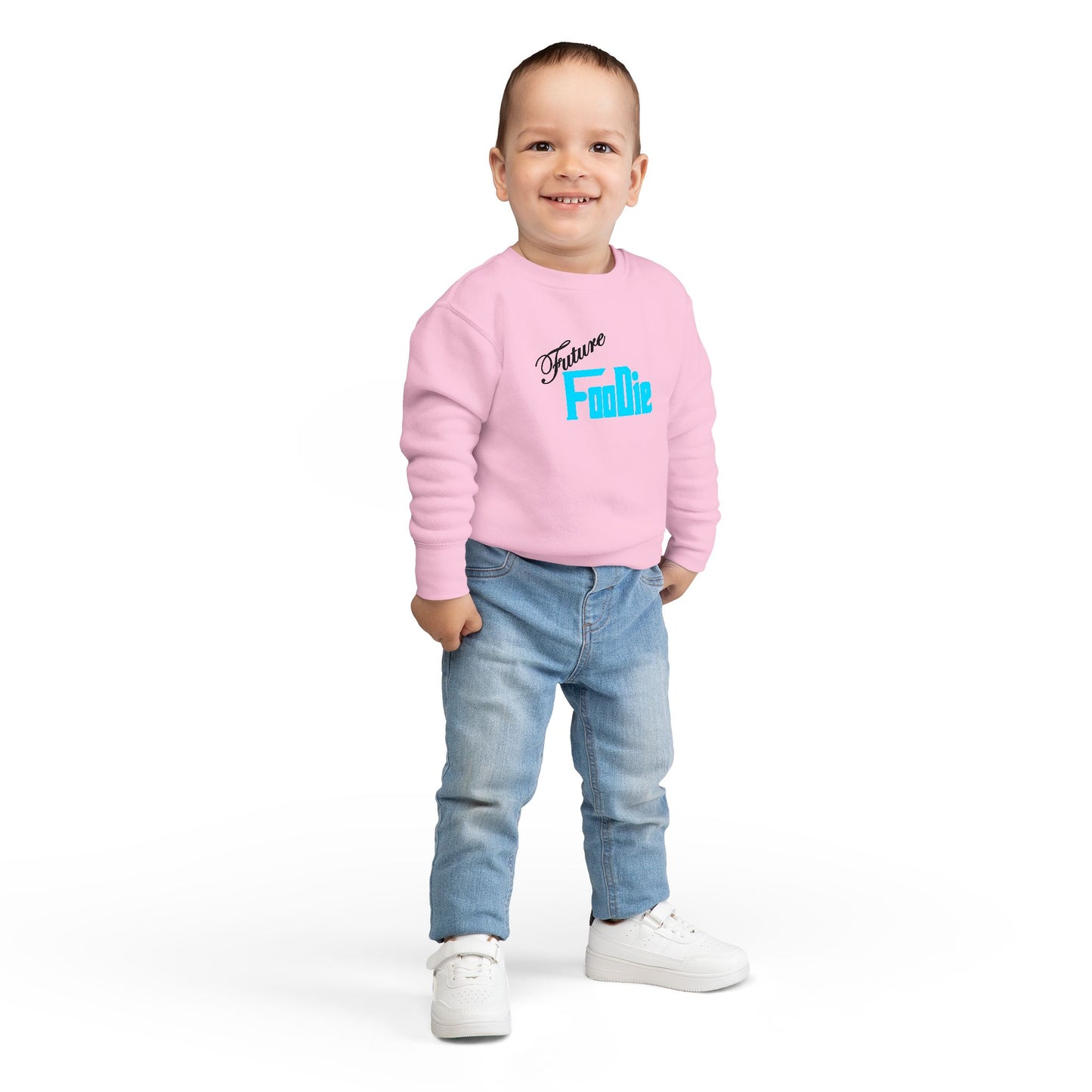 L.O.E.F Future Foodie Toddler Sweatshirt (Neon Blue)