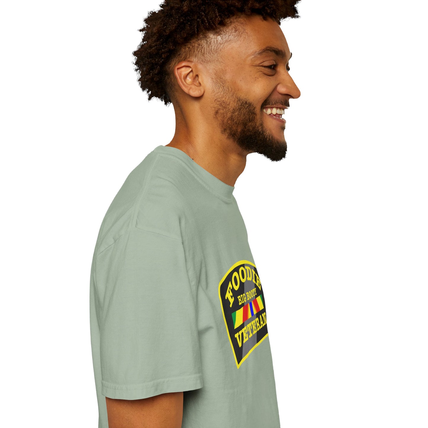 L.O.E.F Foodie Veteran BIG BOOTY Unisex Tee Shirt (Yellow)