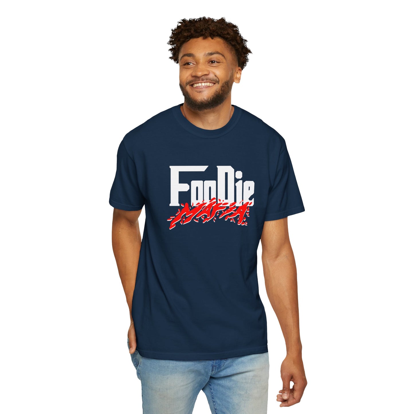 L.O.E.F Foodie Mafia Unisex Tee Shirt  (Red)