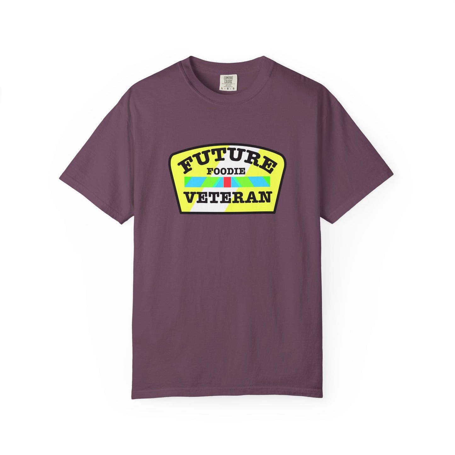 L.O.E.F Future Foodie Veteran Unisex Tee Shirt (Yellow and Black)