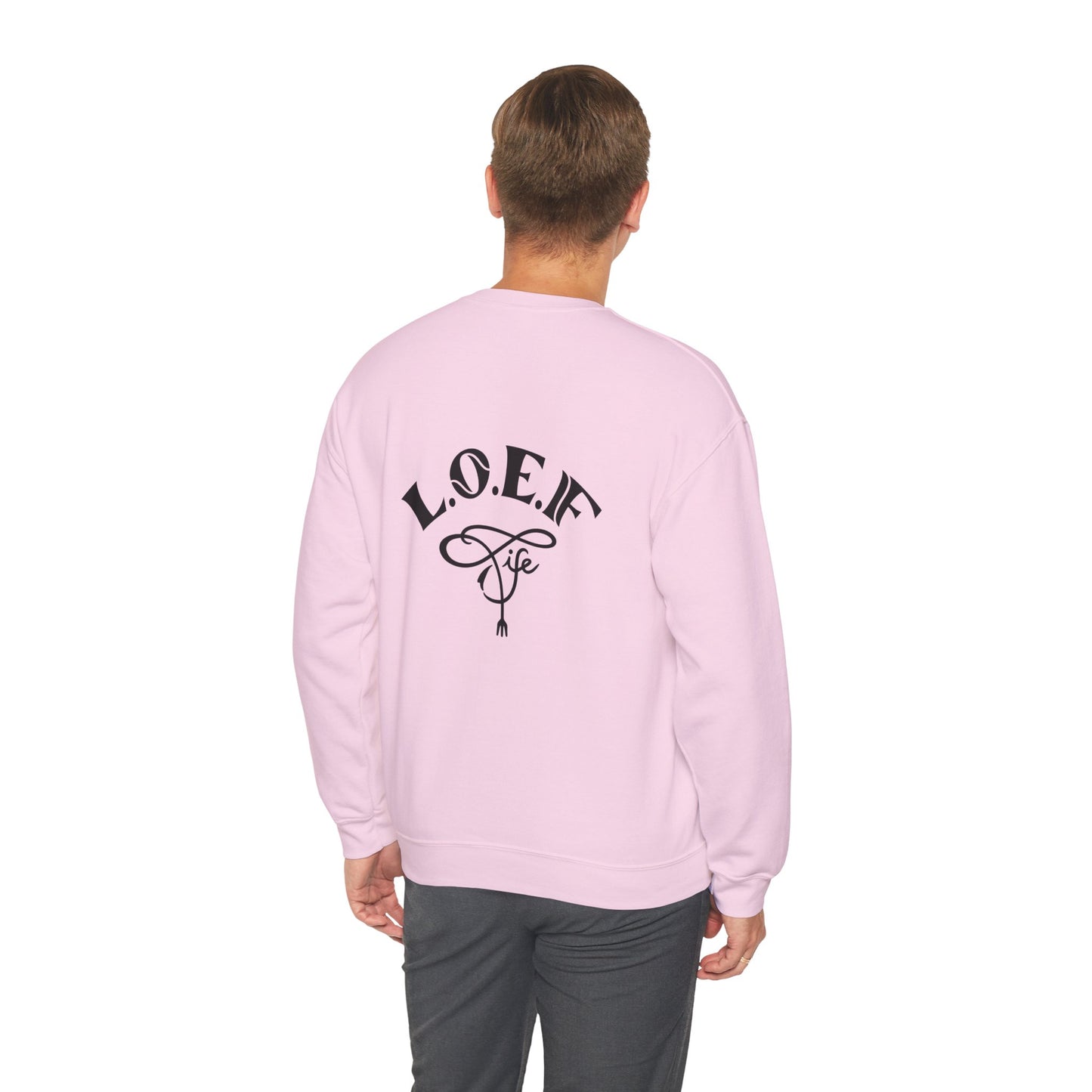 L.O.E.F Foodie 4Life Vegan Unisex Sweatshirt (Violet)