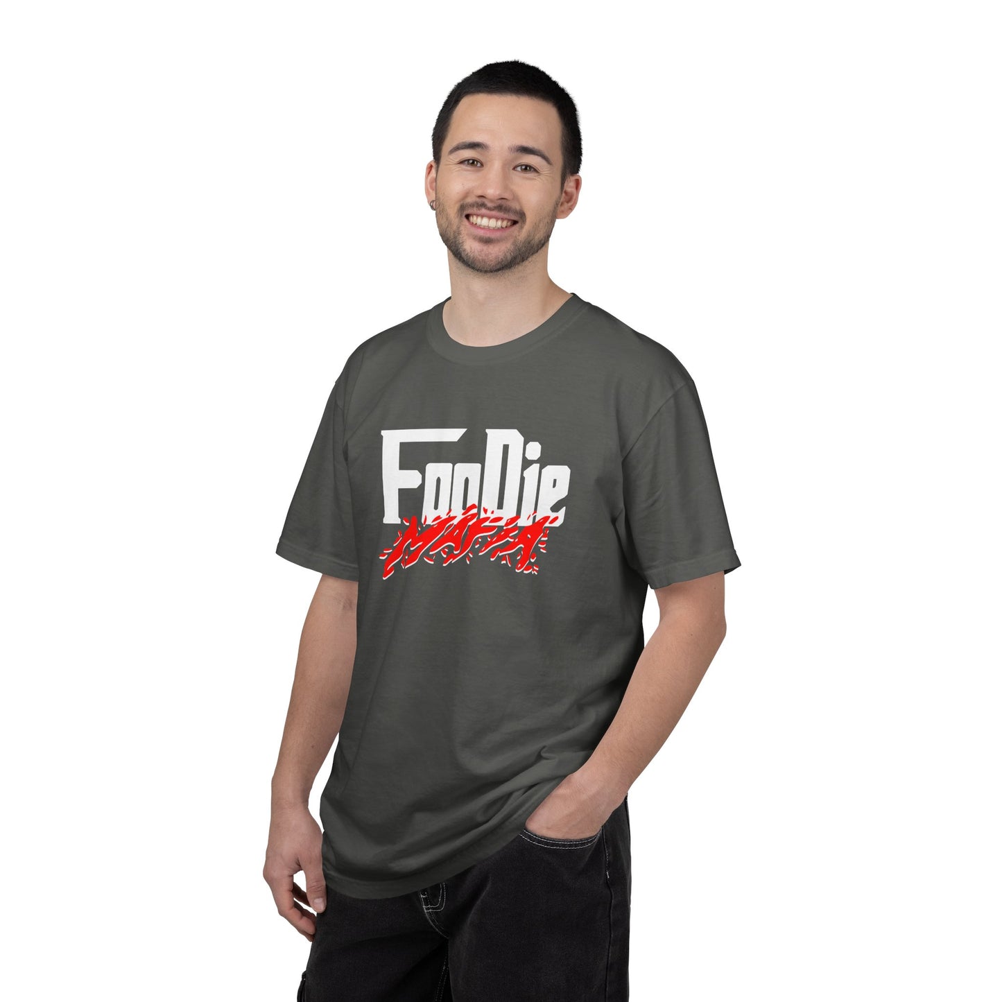 L.O.E.F Foodie Mafia Unisex Tee Shirt  (Red)