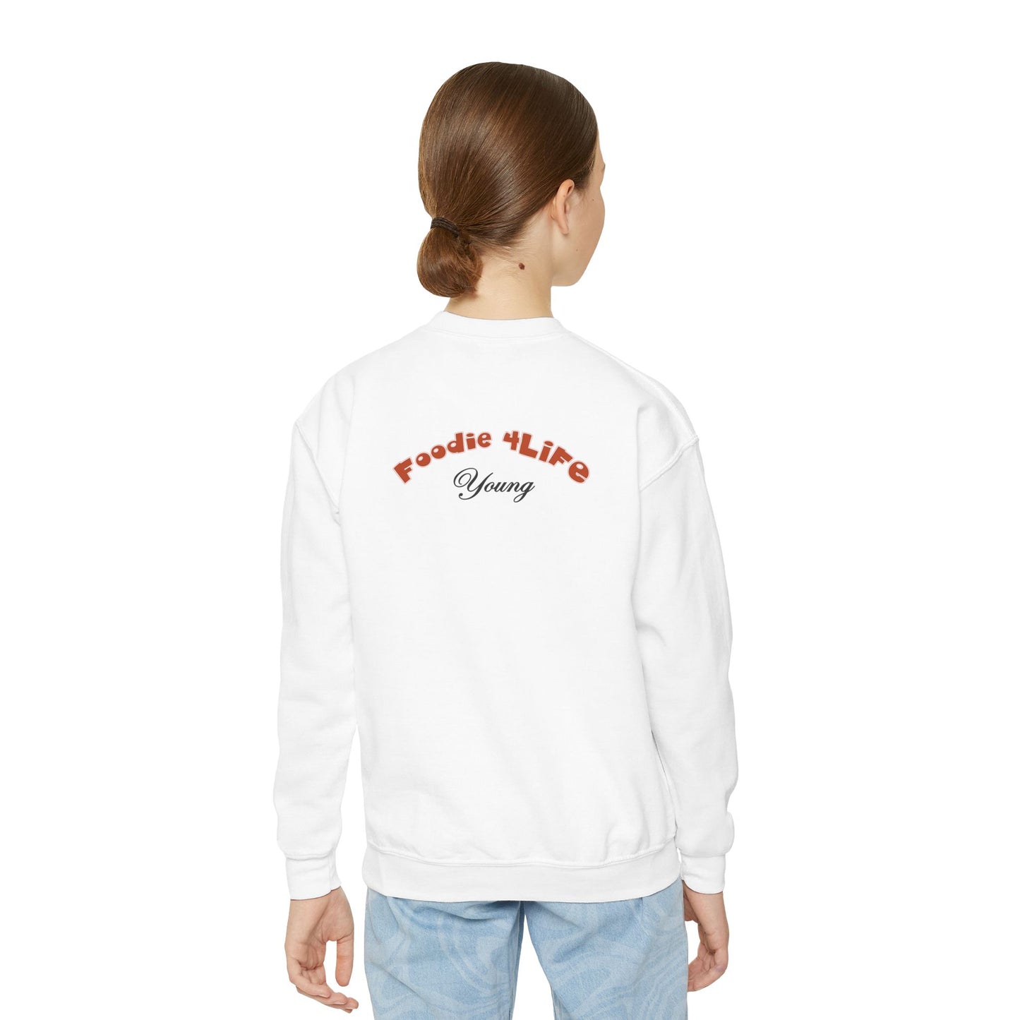 L.O.E.F Foodie 4Life Young Sweatshirt  (Rust)