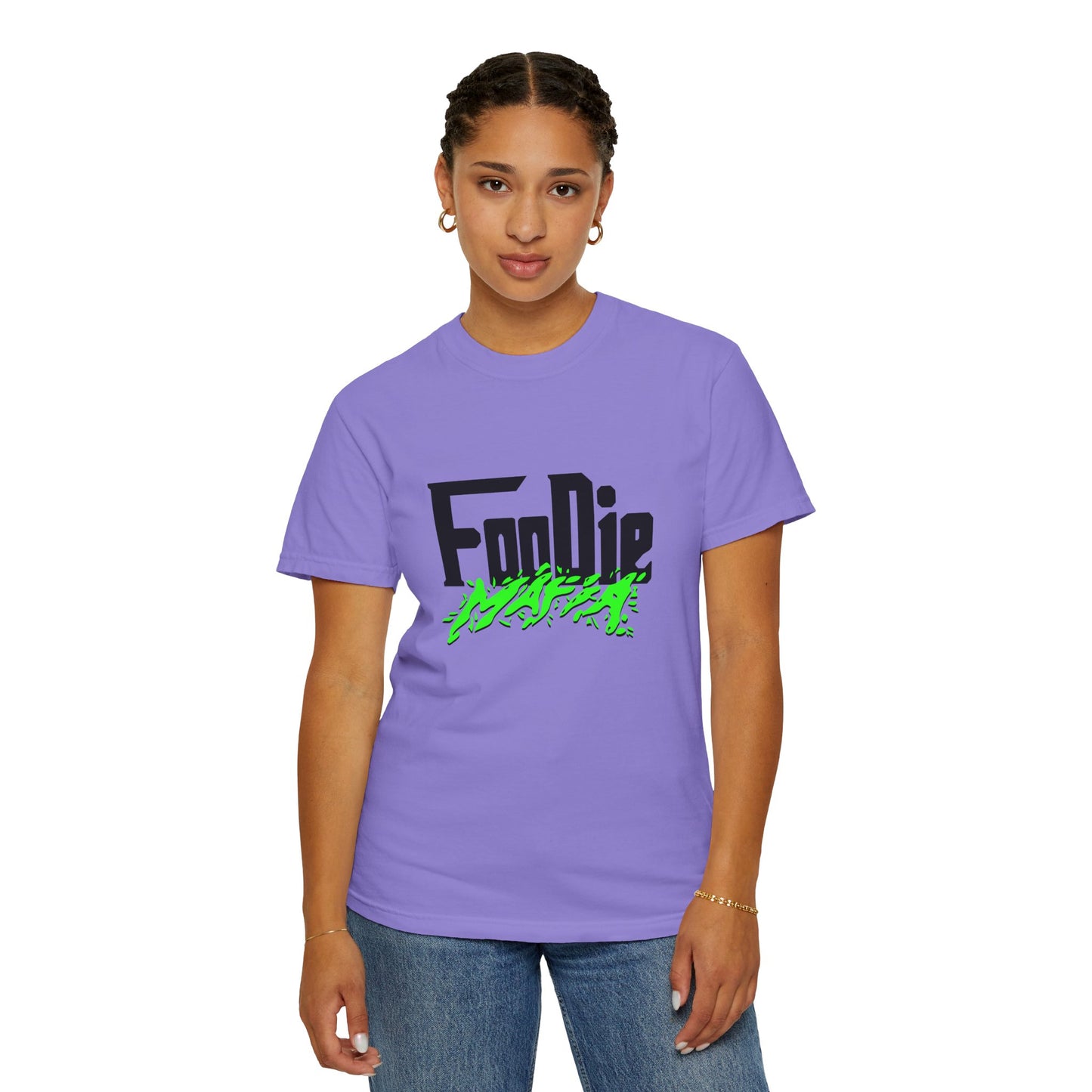 L.O.E.F Foodie Mafia Tee Shirt (Neon Green)