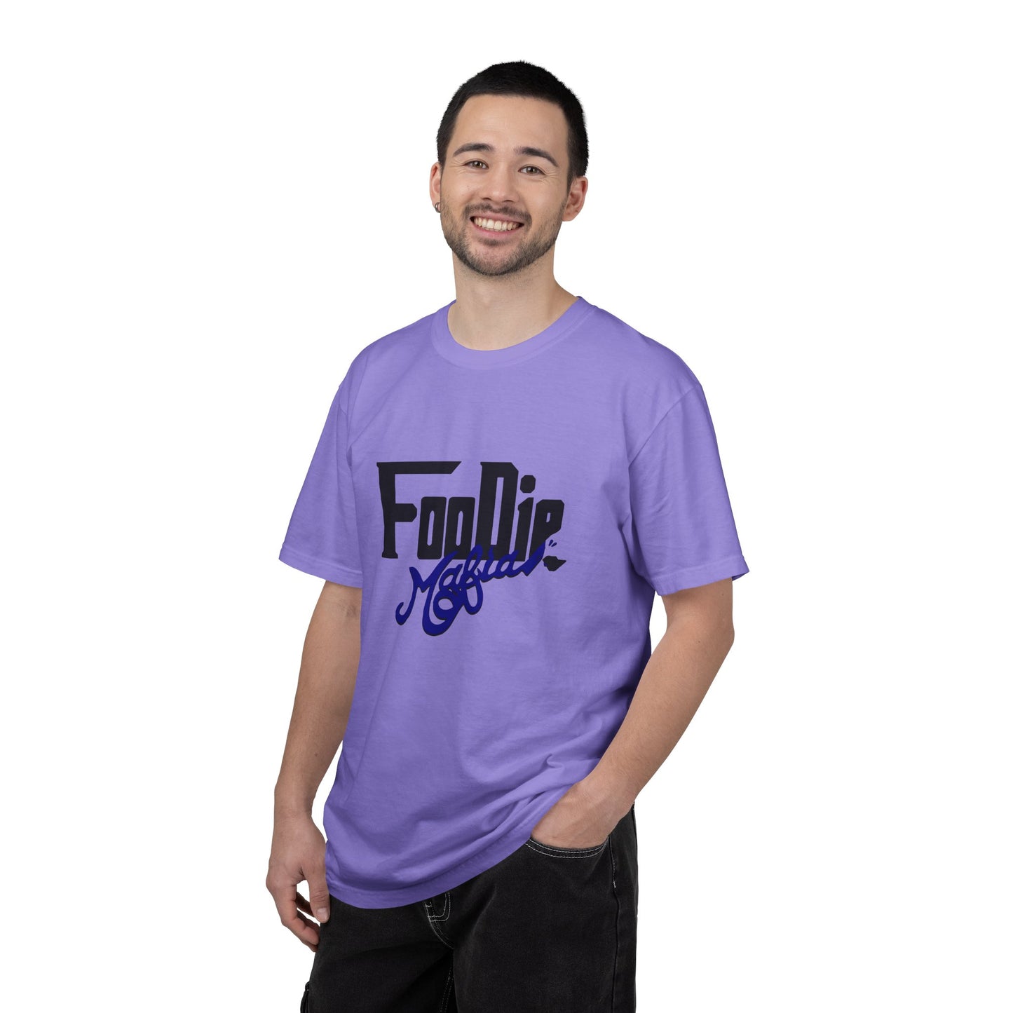 L.O.E.F Foodie Mafia Unisex Tee shirt (Dark Blue)