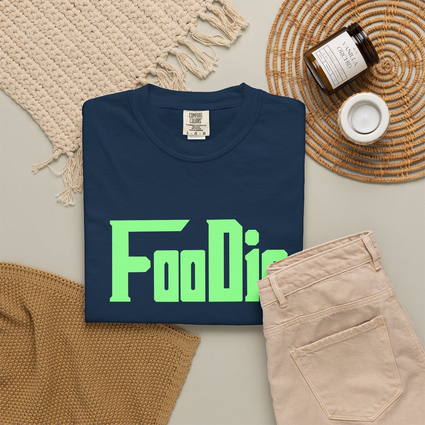 L.O.E.F Foodie Unisex Tee Shirt (Mint Green)