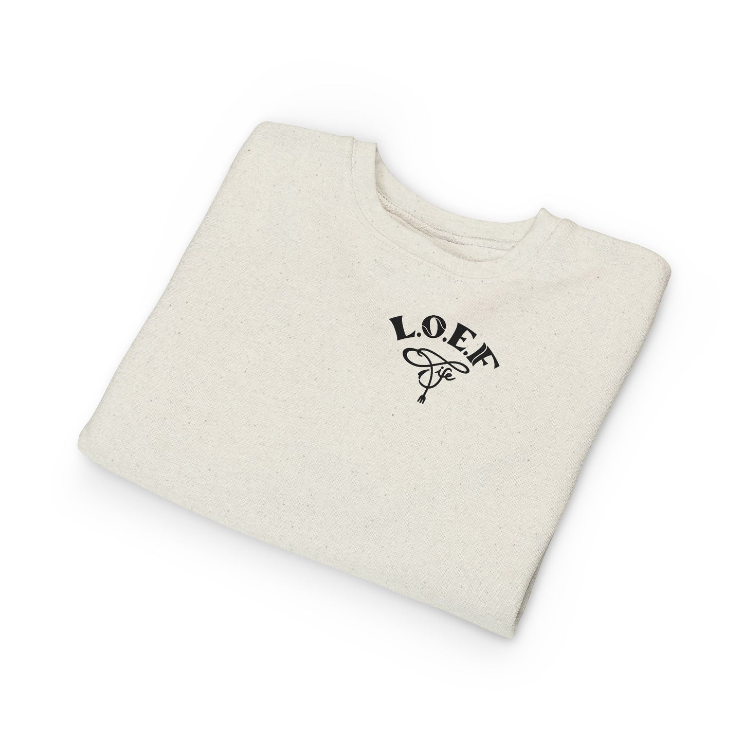 L.O.E.F Foodie 4Life Baby Sweatshirt  (Black)